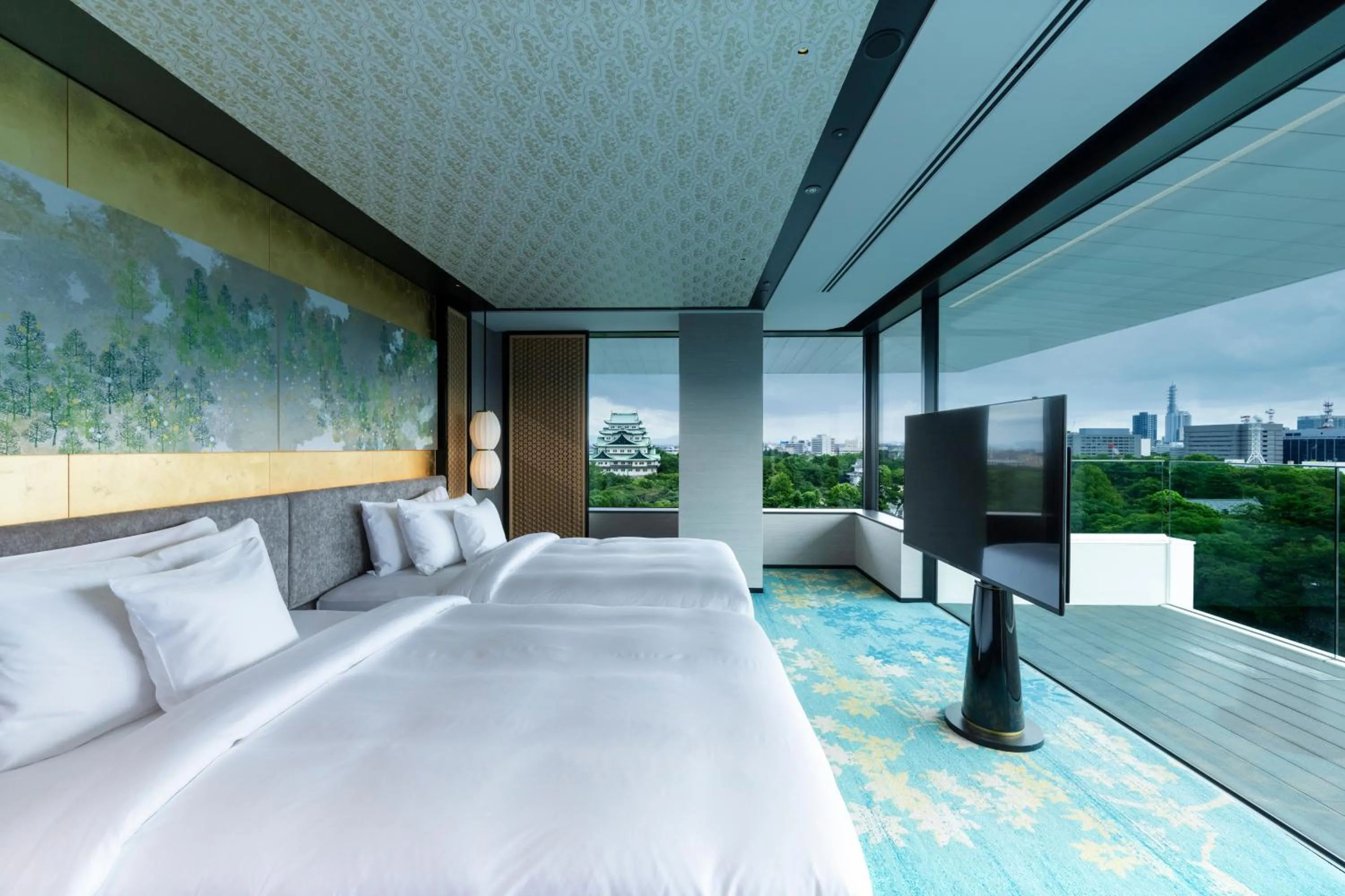 Photo of the whole room, Bed in Espacio Nagoya Castle