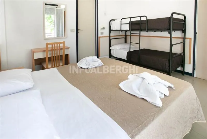 Bed in Hotel Paradiso