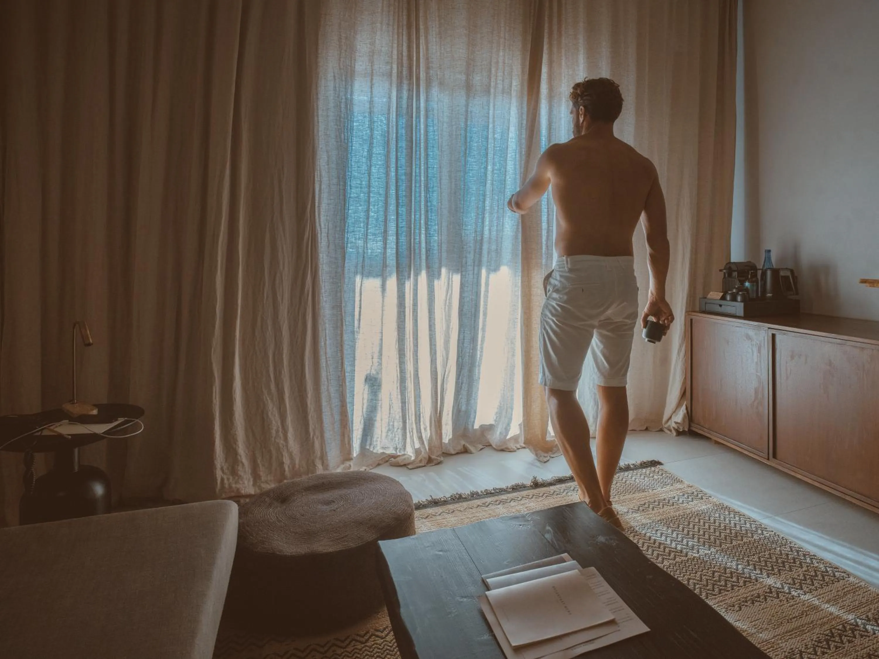 Bed in Casa Cook Mykonos - Adults Only