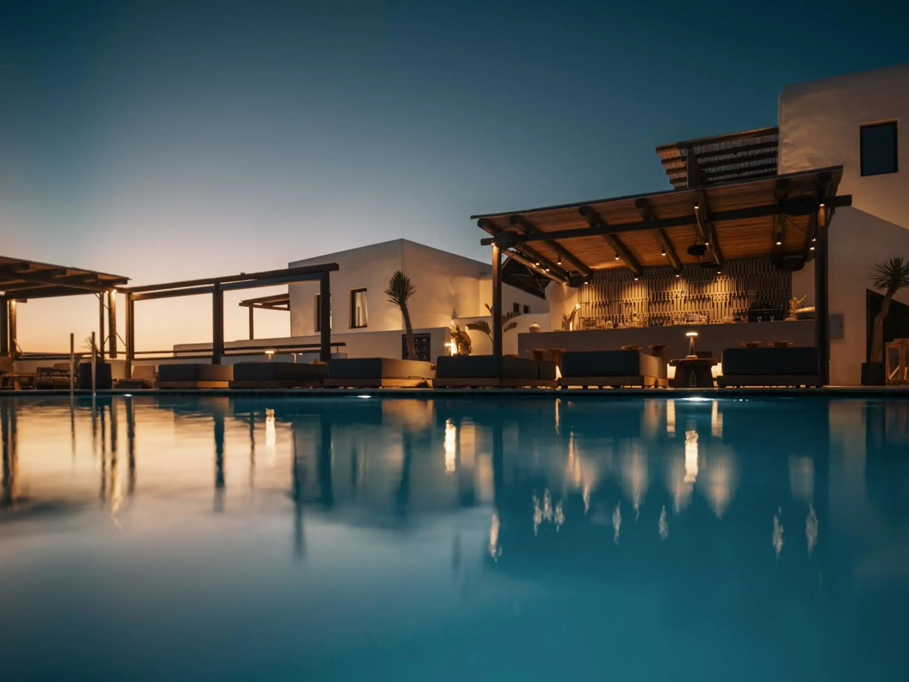 Swimming pool in ananea Mykonos - Adults Only Swimming pool in ananea Mykonos - Adults Only