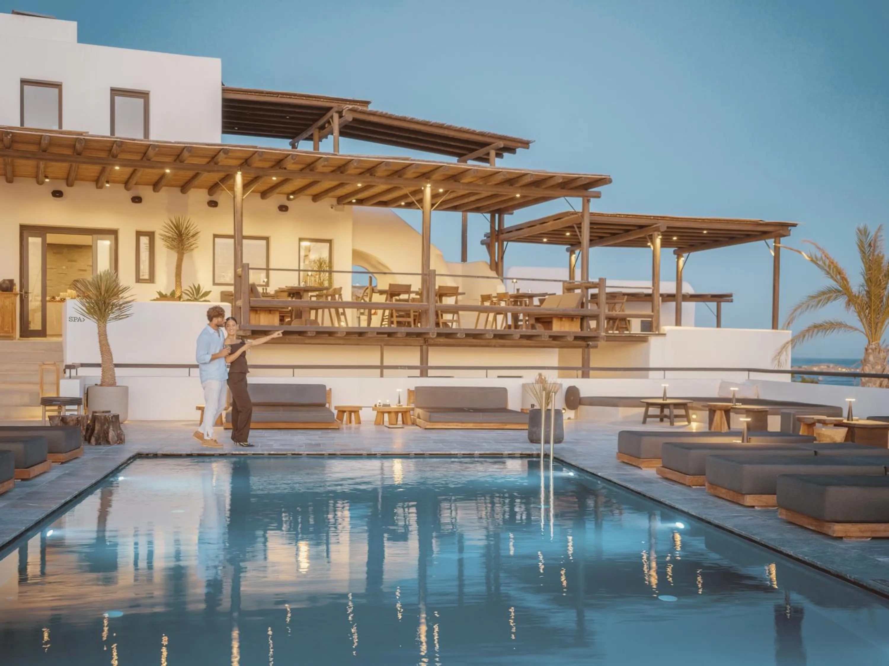 Swimming pool in Casa Cook Mykonos - Adults Only