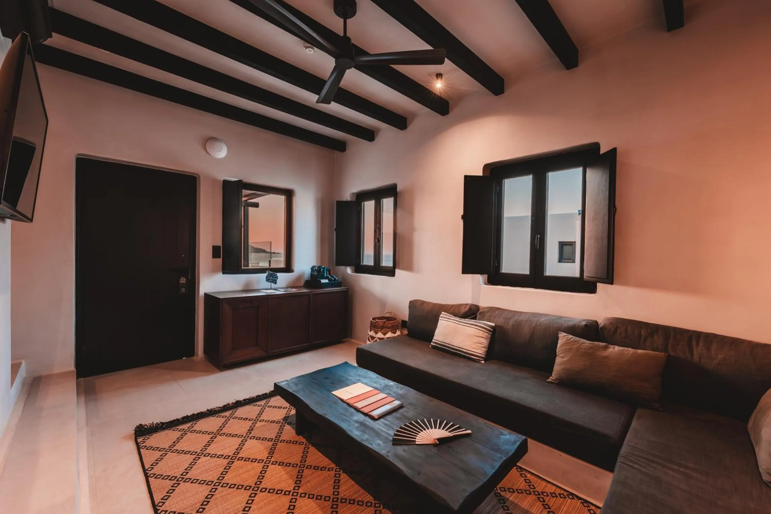 Living room in ananea Mykonos - Adults Only