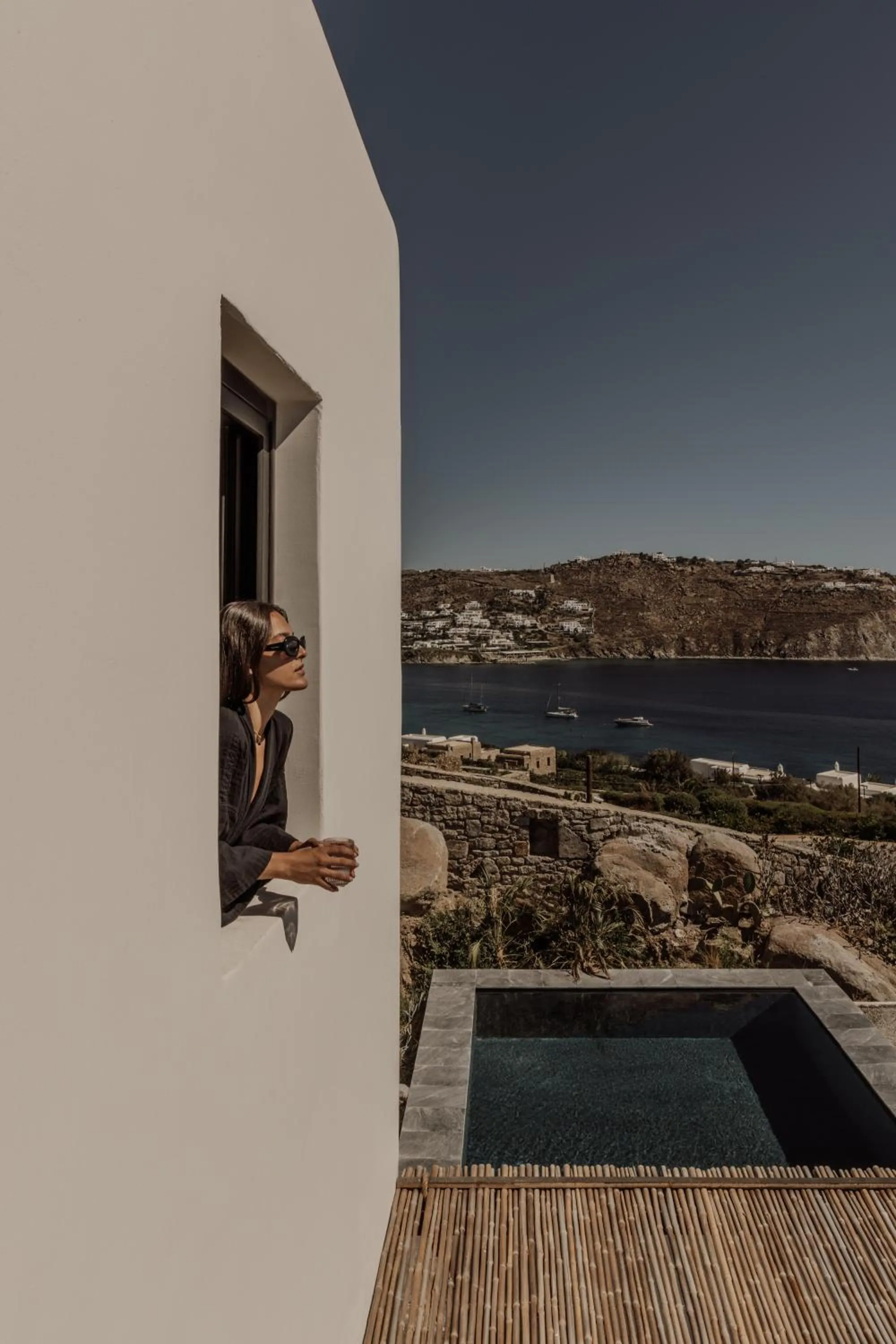 Swimming pool in ananea Mykonos - Adults Only