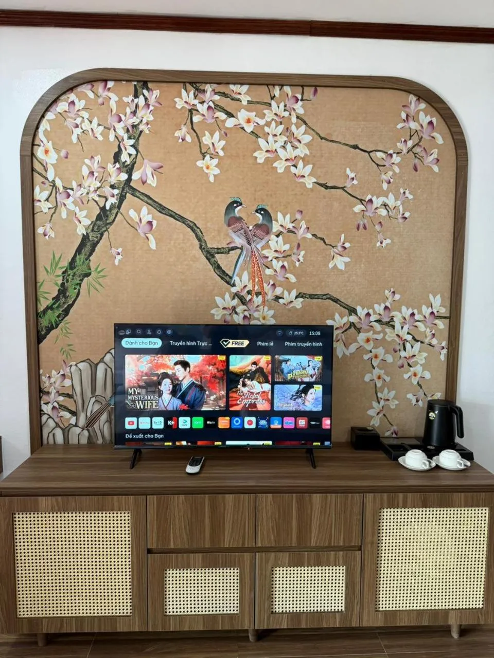 Communal lounge/ TV room in Vangvieng Night Market Resort