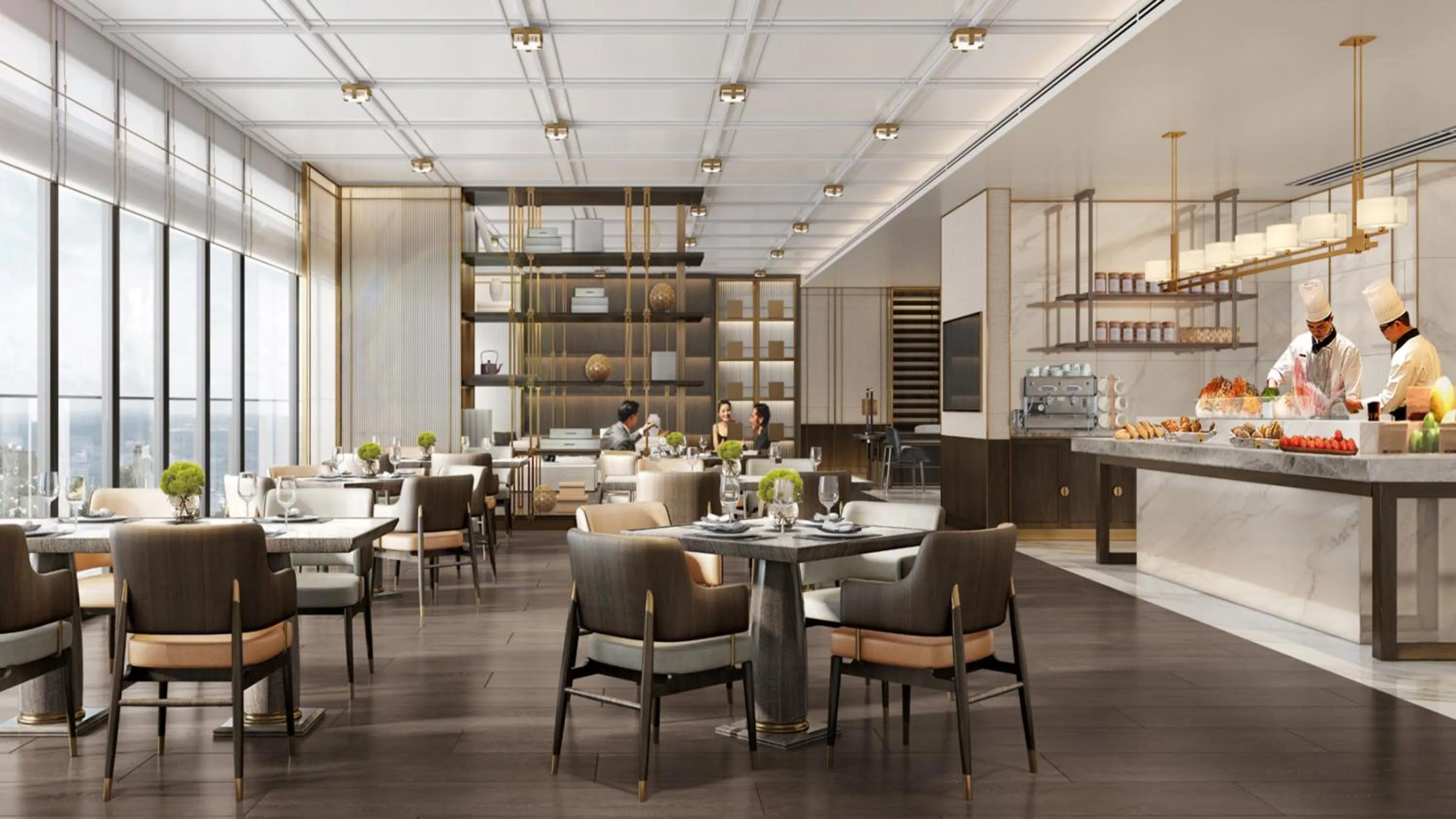 Lounge or bar in HUALUXE Beihai Silver Beach Resort by IHG