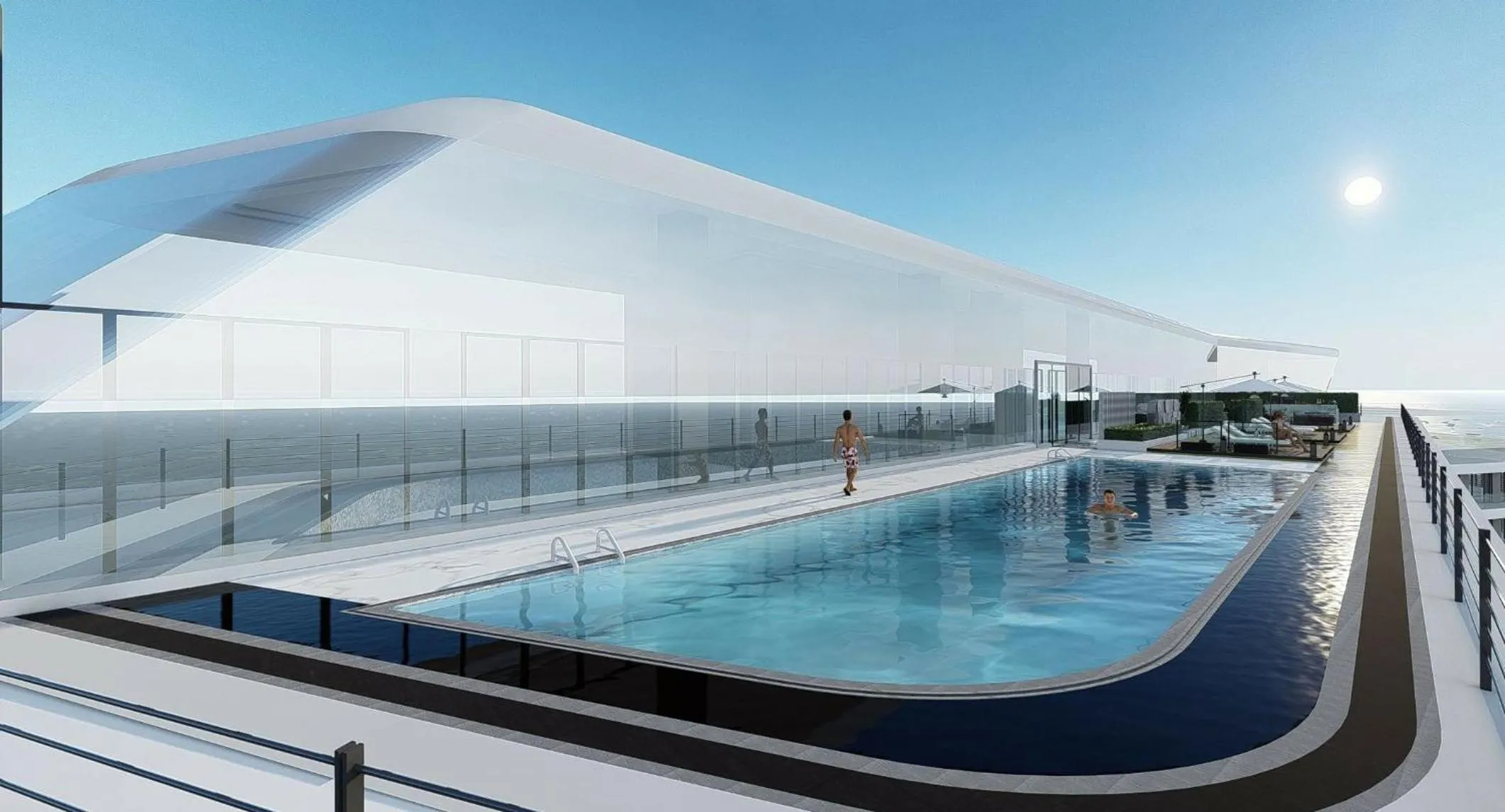 Swimming pool in HUALUXE Beihai Silver Beach Resort by IHG