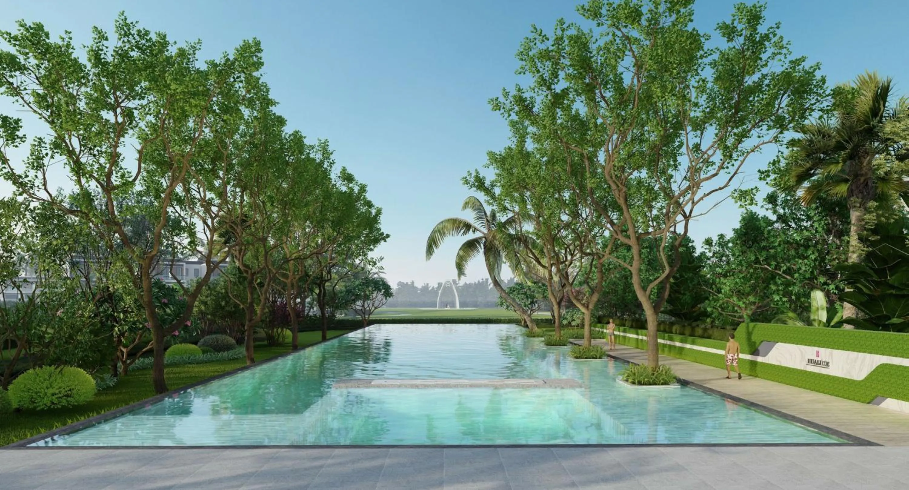 Swimming pool in HUALUXE Beihai Silver Beach Resort by IHG