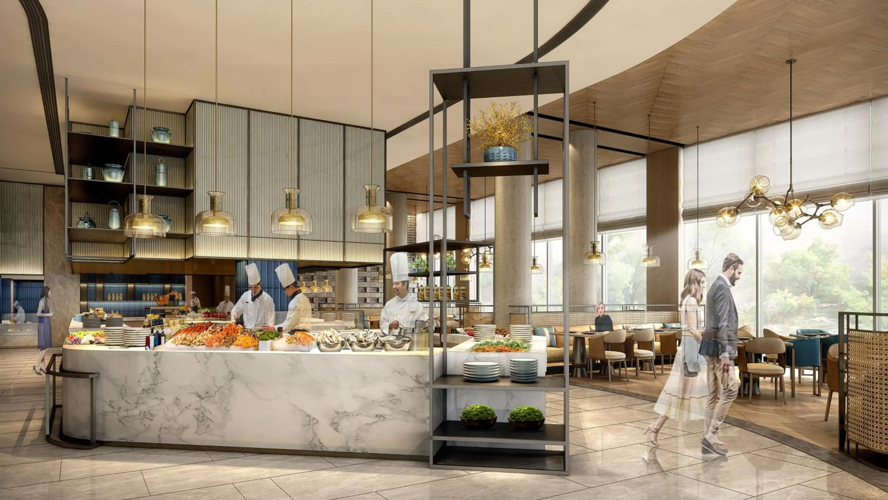 Restaurant/places to eat in HUALUXE Beihai Silver Beach Resort by IHG