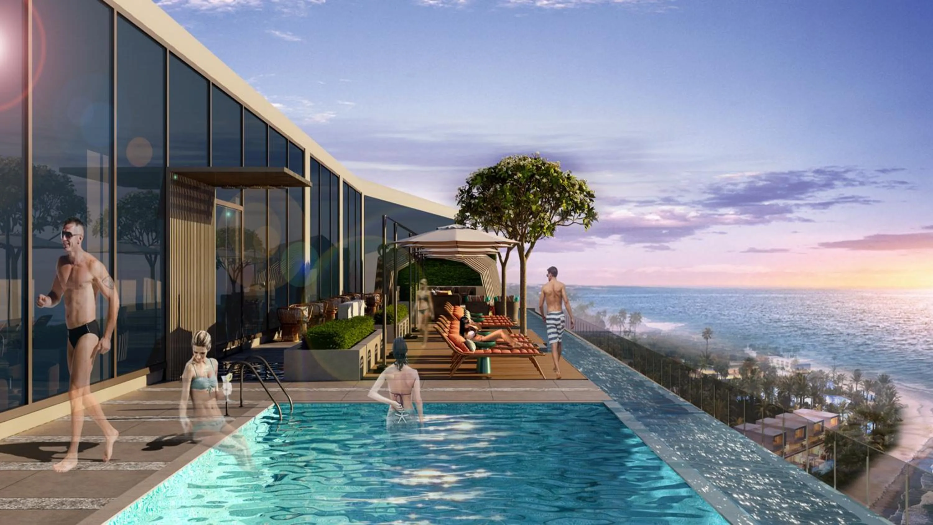 Swimming pool in HUALUXE Beihai Silver Beach Resort by IHG