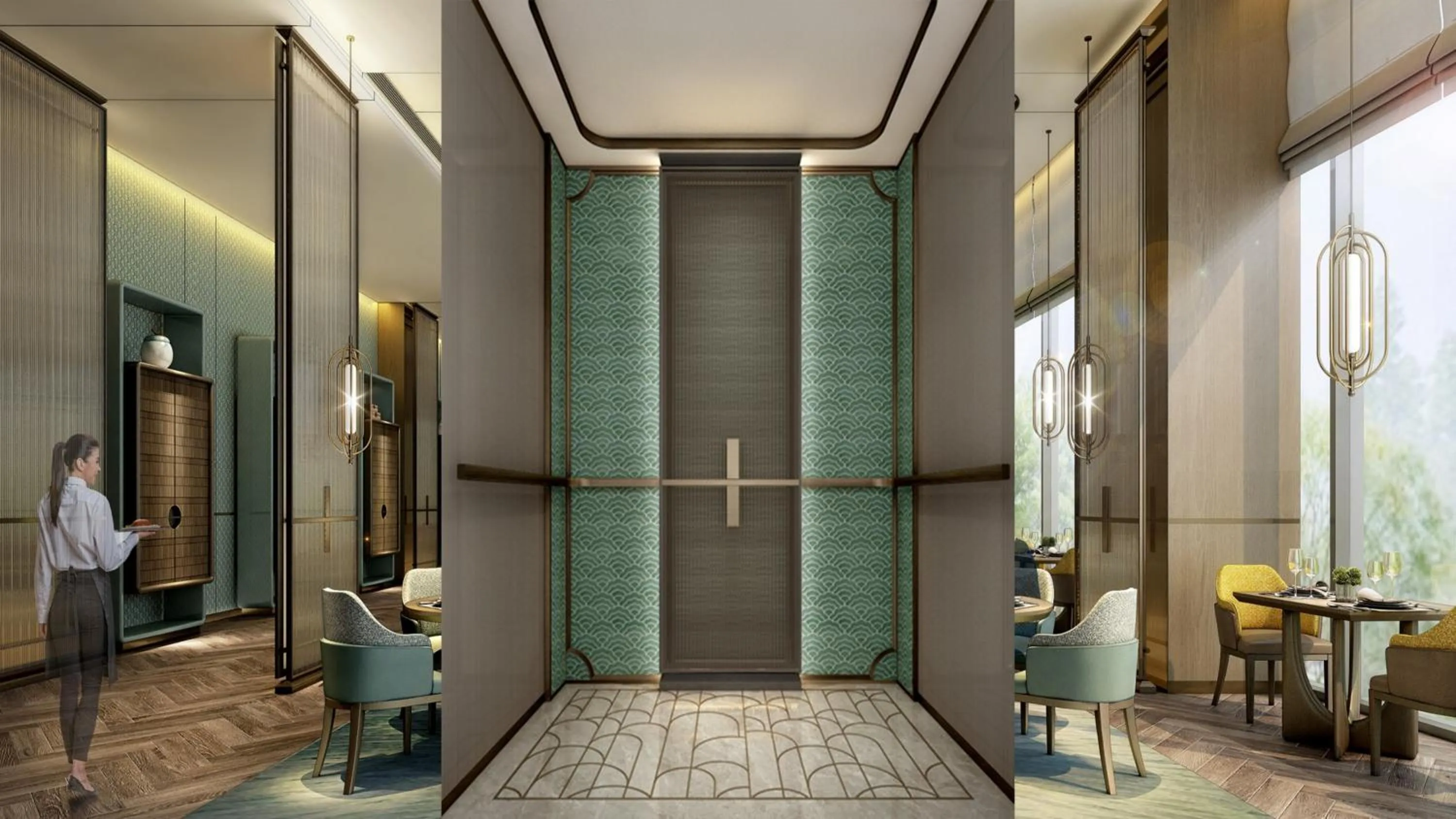 Lobby or reception in HUALUXE Beihai Silver Beach Resort by IHG