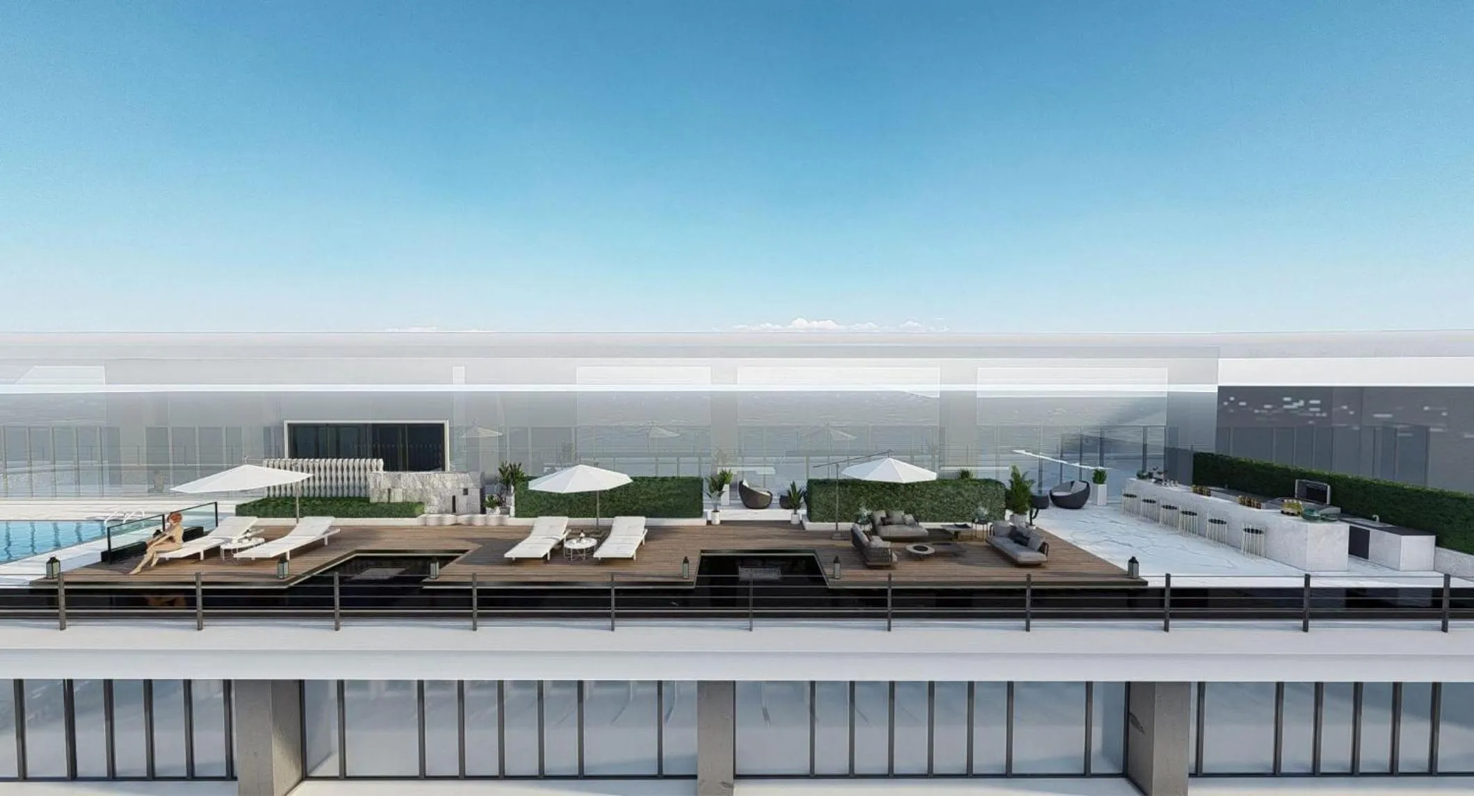 Swimming pool in HUALUXE Beihai Silver Beach Resort by IHG