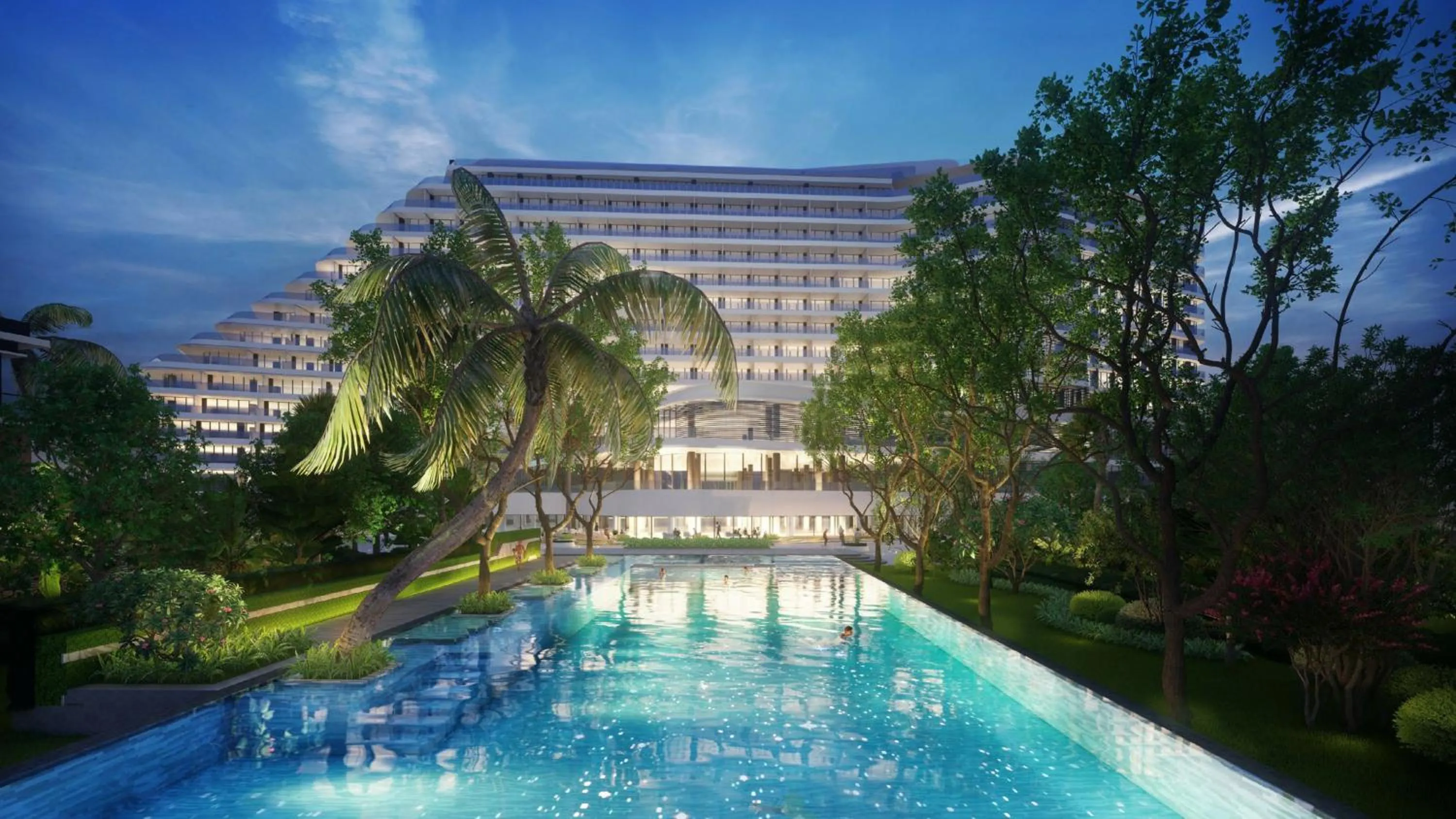 Swimming pool in HUALUXE Beihai Silver Beach Resort by IHG