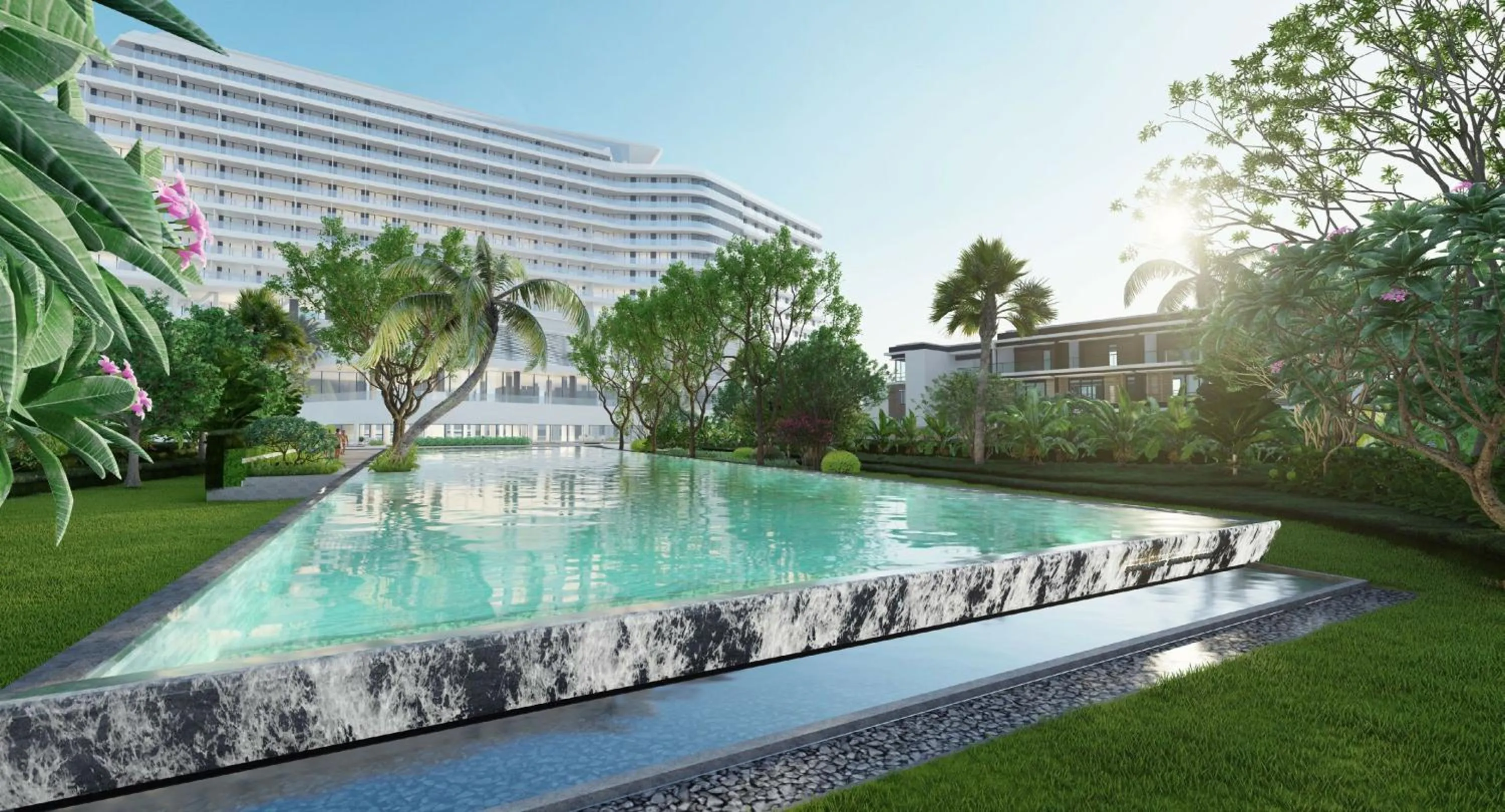 Swimming pool in HUALUXE Beihai Silver Beach Resort by IHG