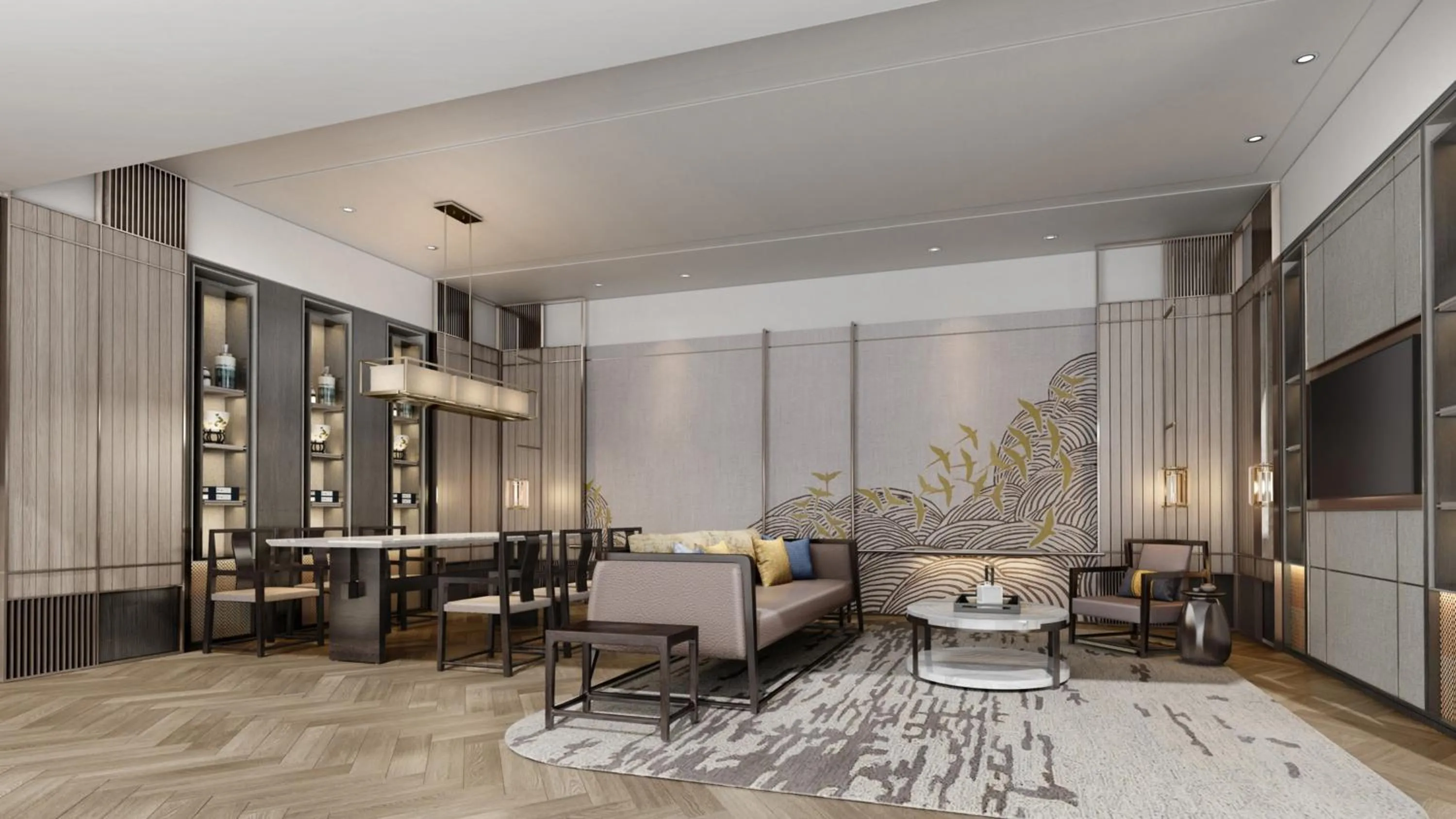 Photo of the whole room in HUALUXE Beihai Silver Beach Resort by IHG