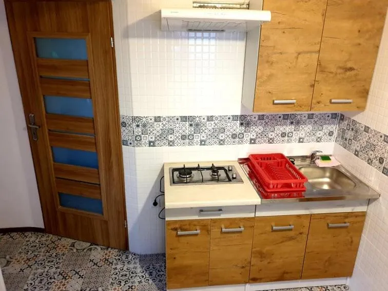 Kitchen or kitchenette in B&B Villa Varmia