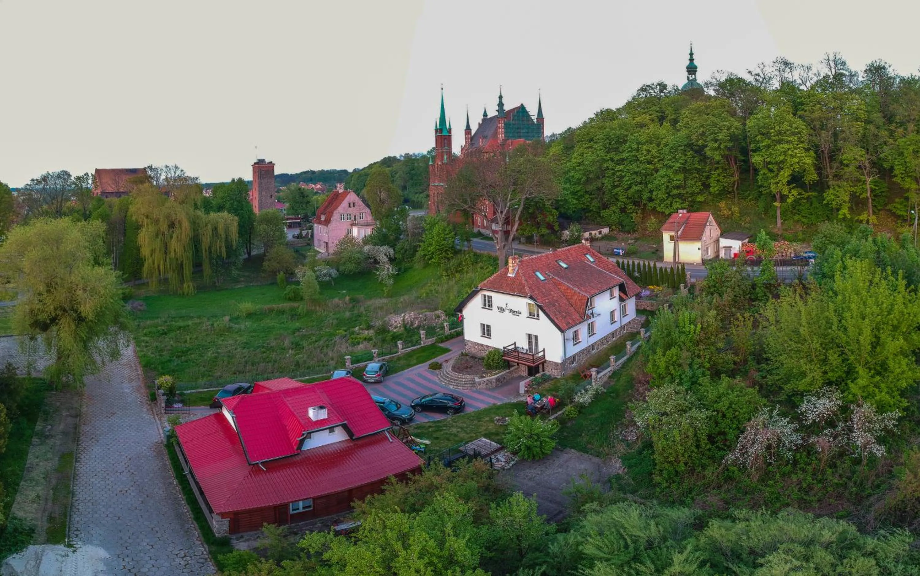 Bird's eye view in B&B Villa Varmia