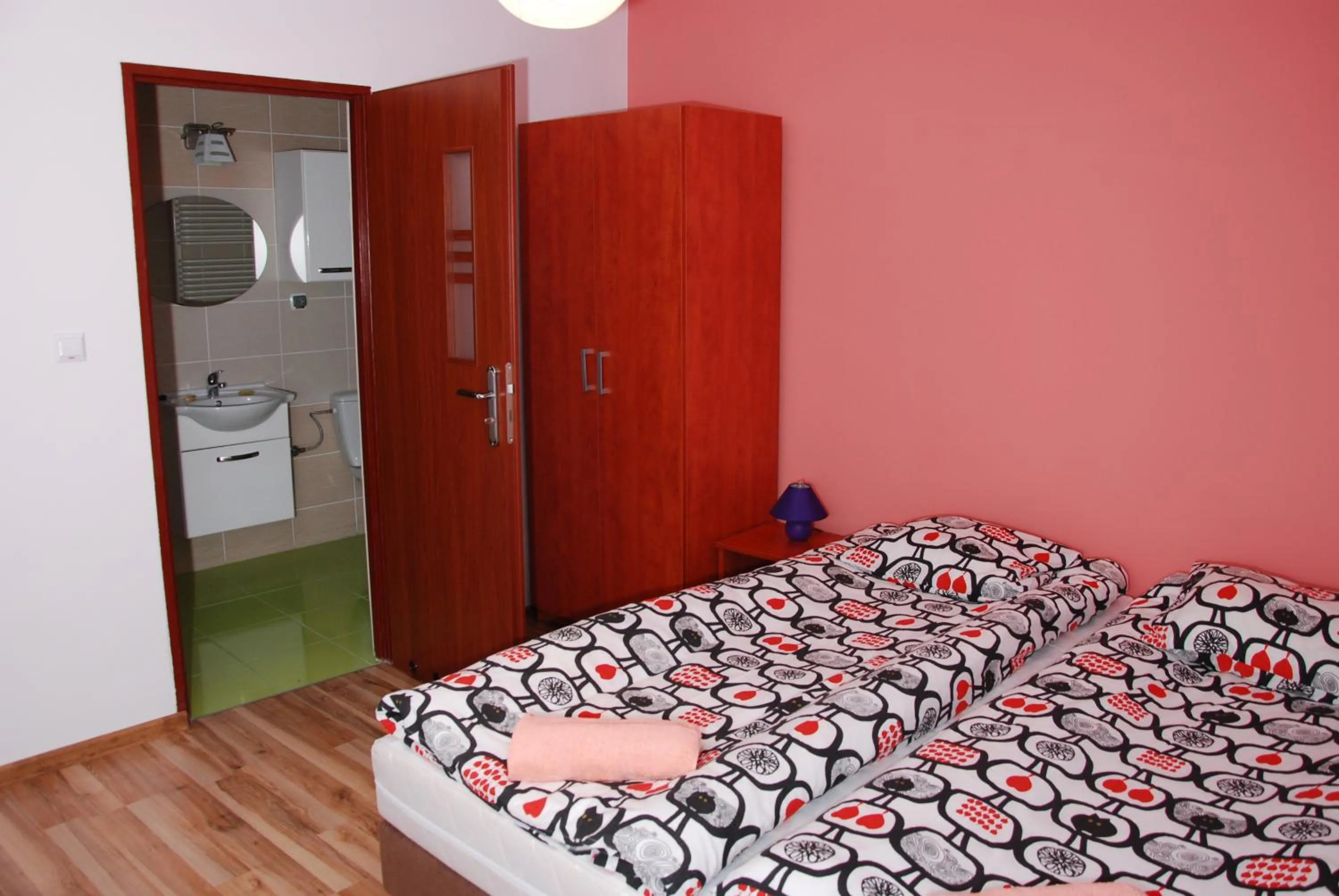 Bathroom, Bed in B&B Villa Varmia