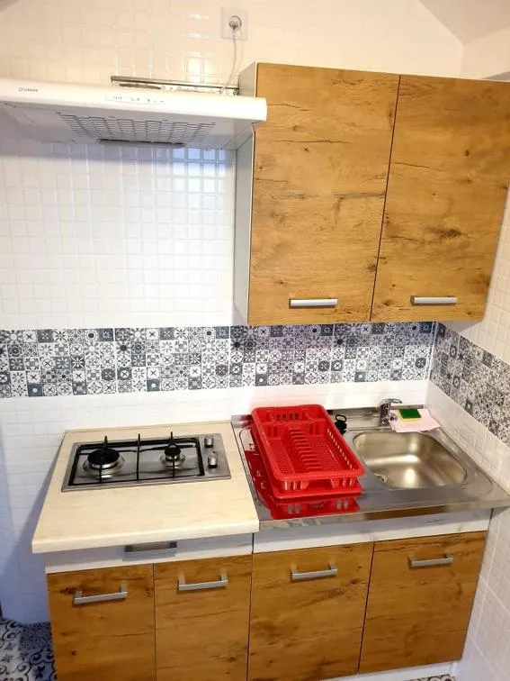 Kitchen or kitchenette in B&B Villa Varmia
