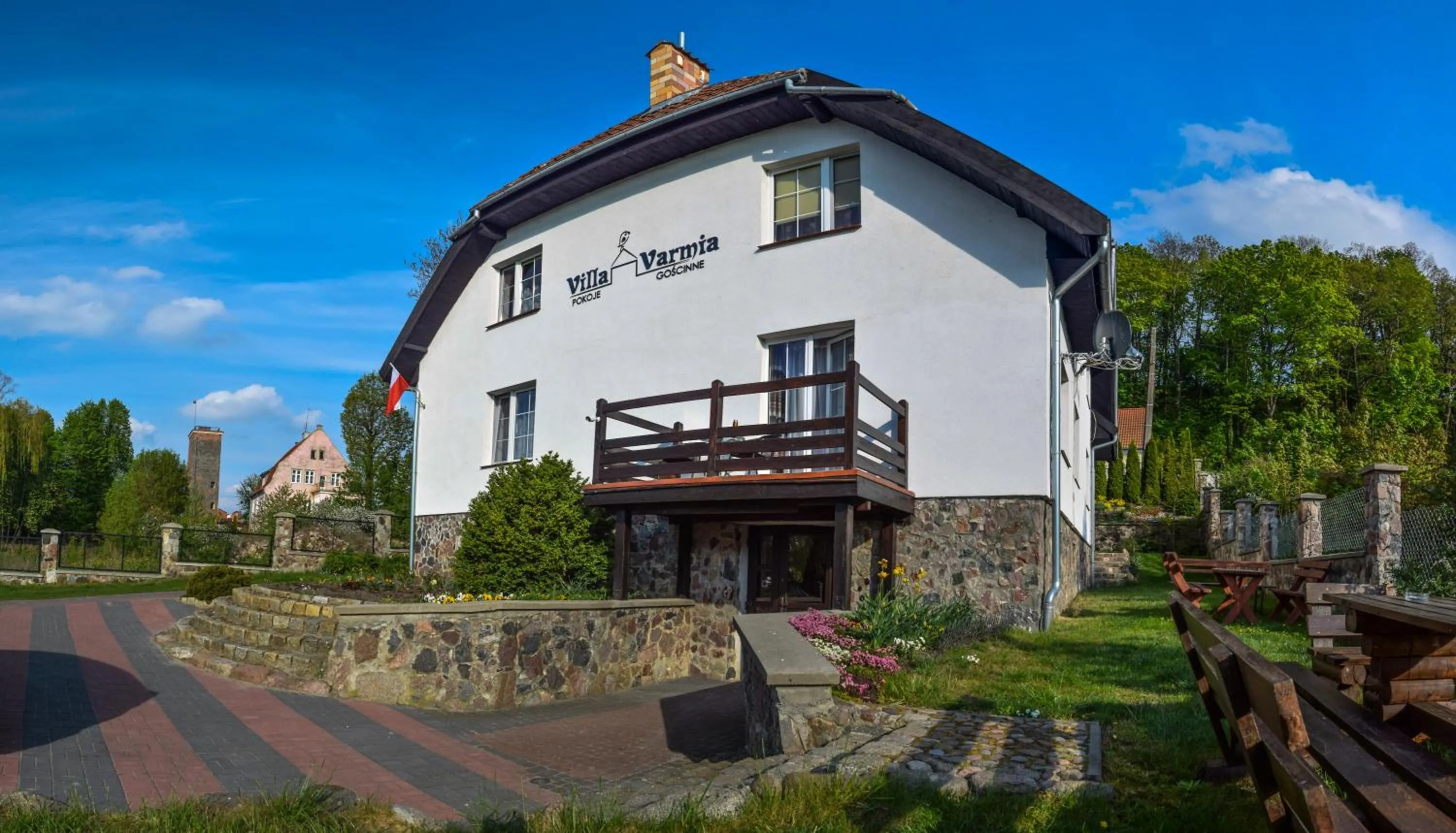 Property building in B&B Villa Varmia