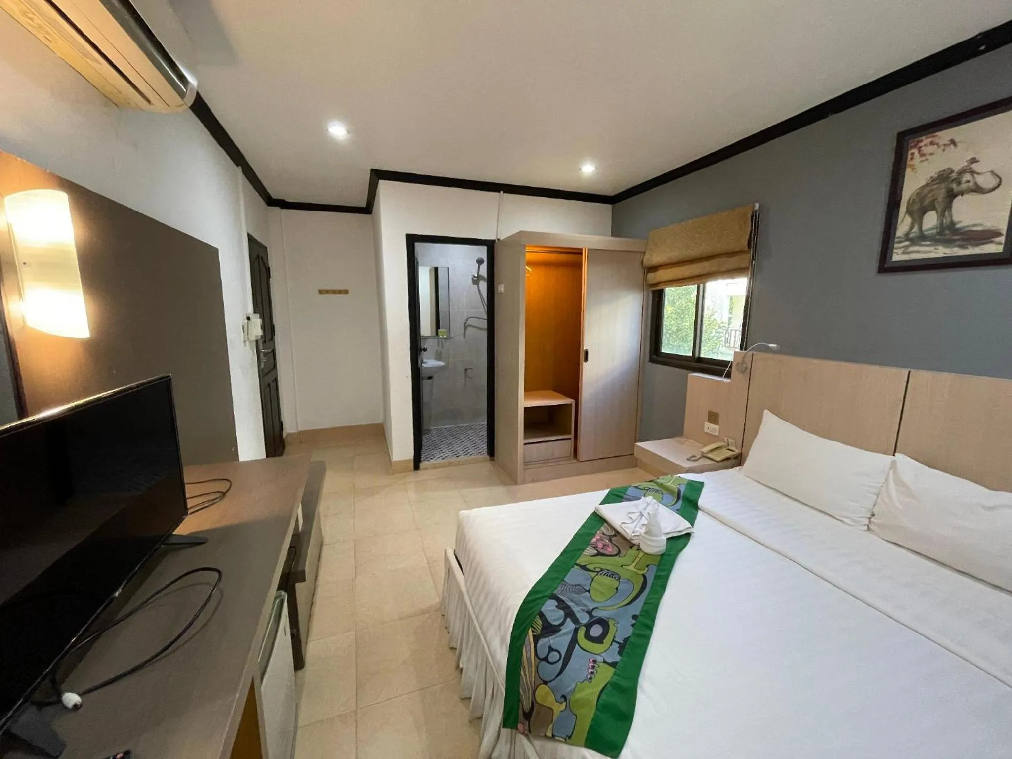 Bed in Lucky city hotel