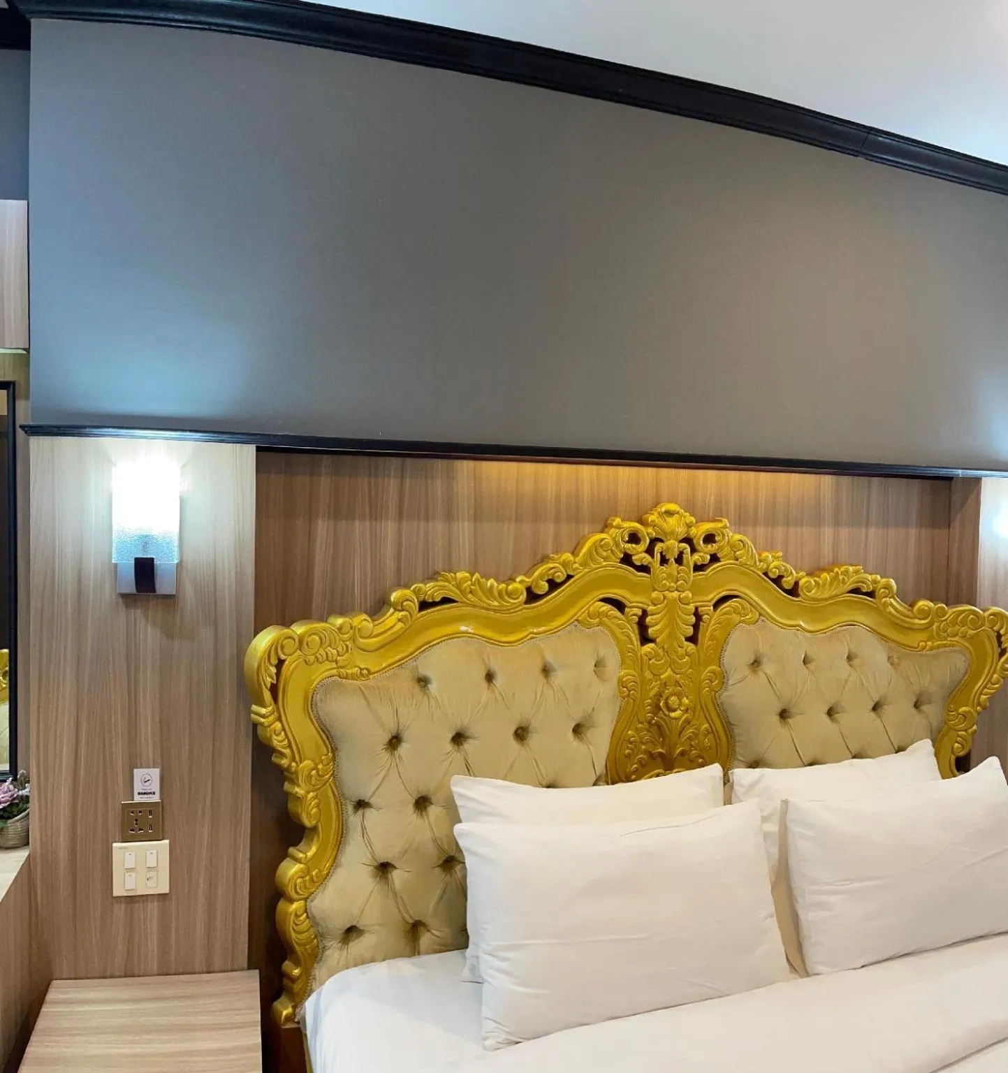 Bed in Lucky city hotel