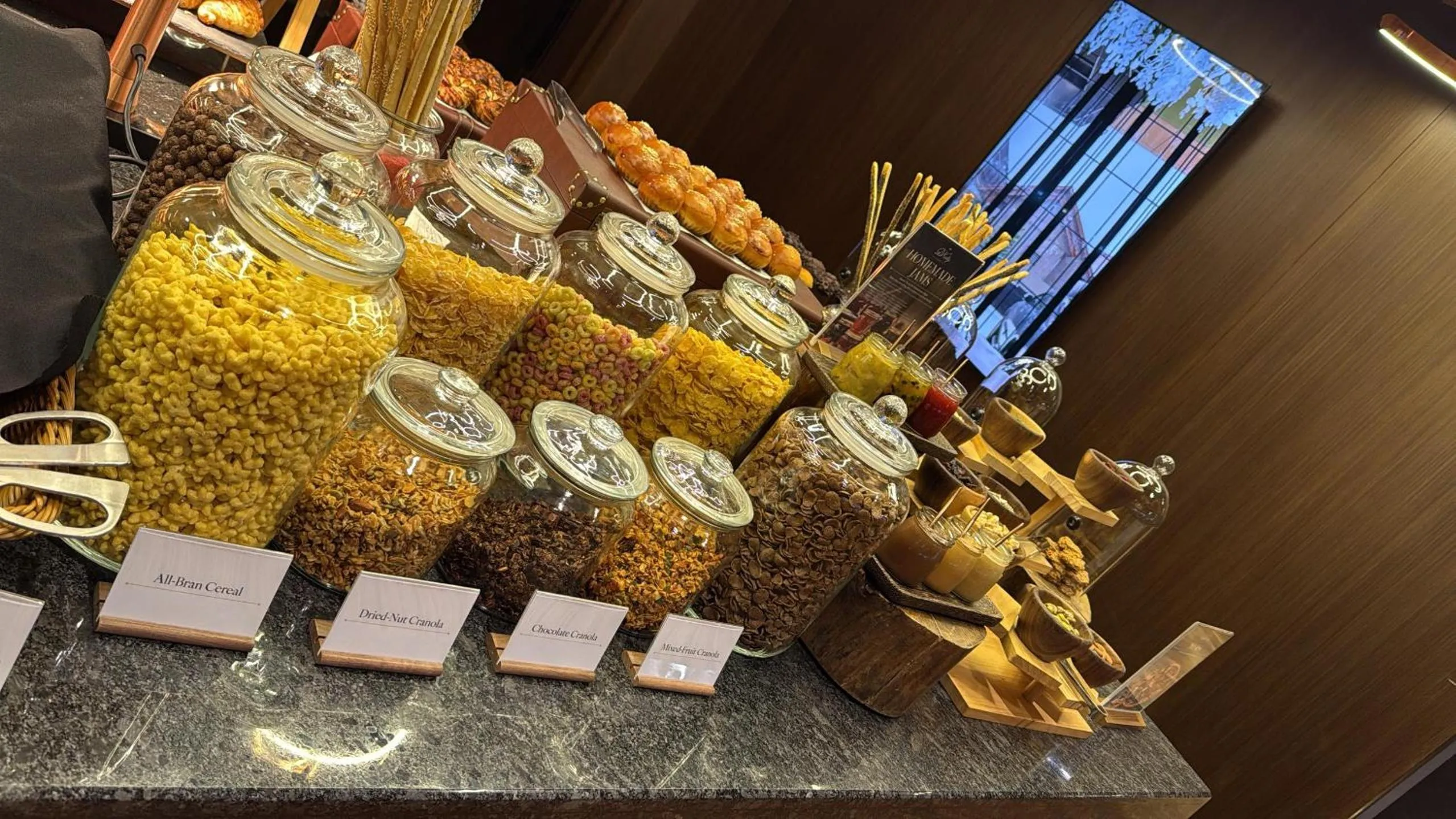 Buffet breakfast in 1969 D'Kelly Hotel