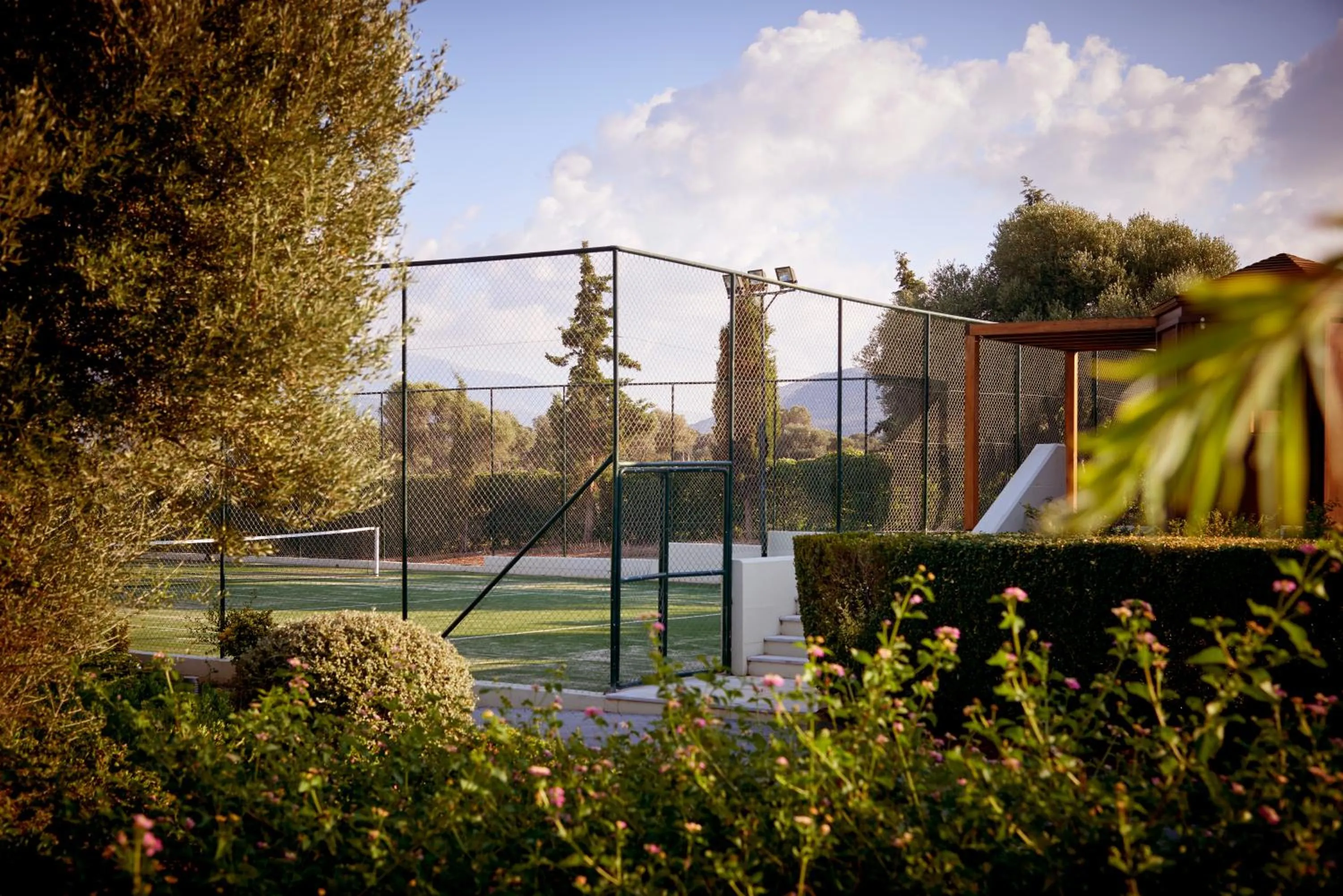Tennis court in Village Heights Resort