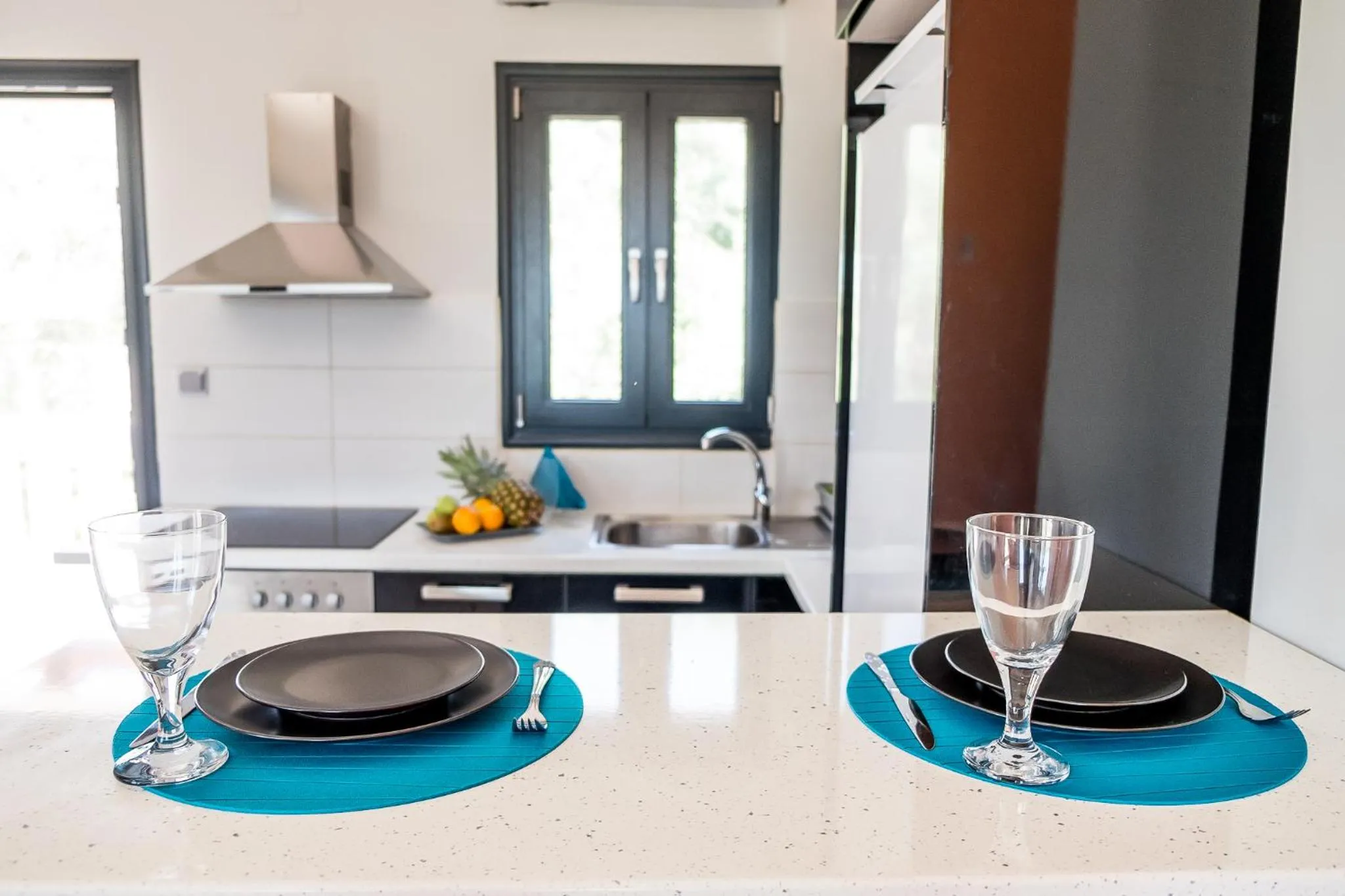 Kitchen or kitchenette in Golden Sun Villas