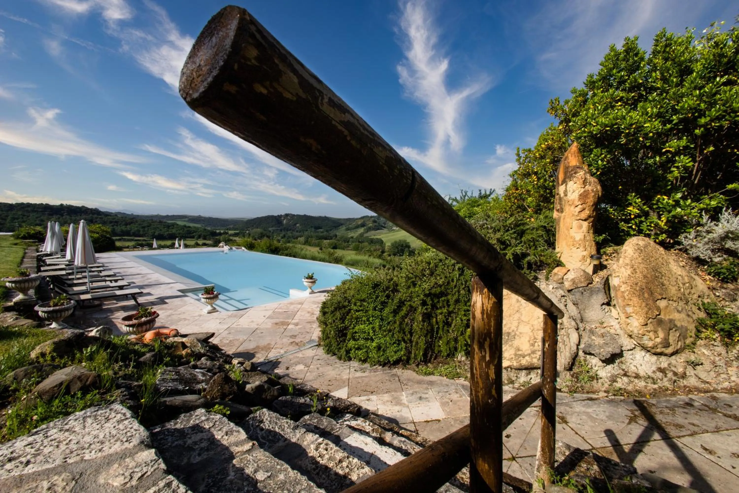 Swimming pool in Borgo Laticastelli