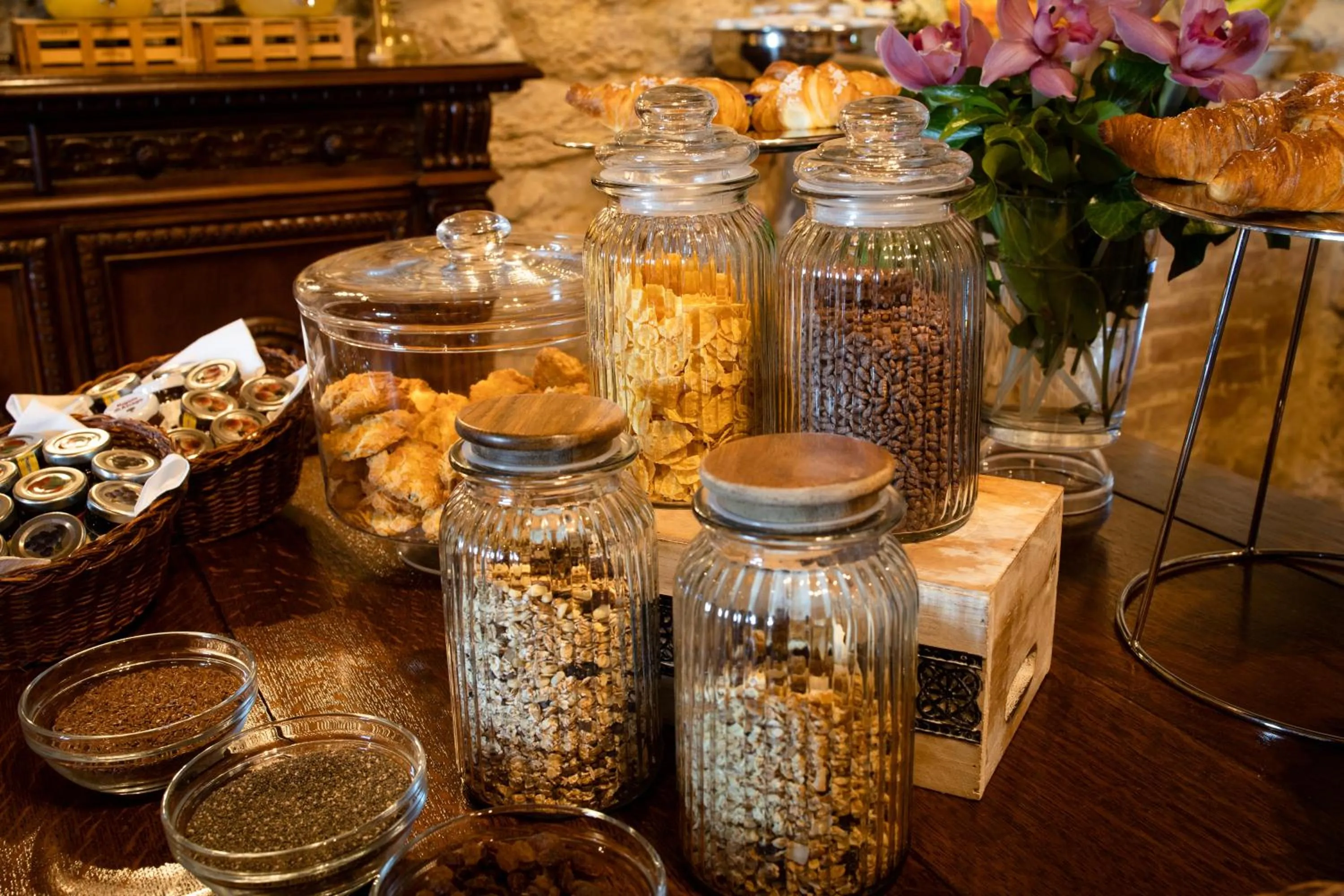 Buffet breakfast in Borgo Laticastelli