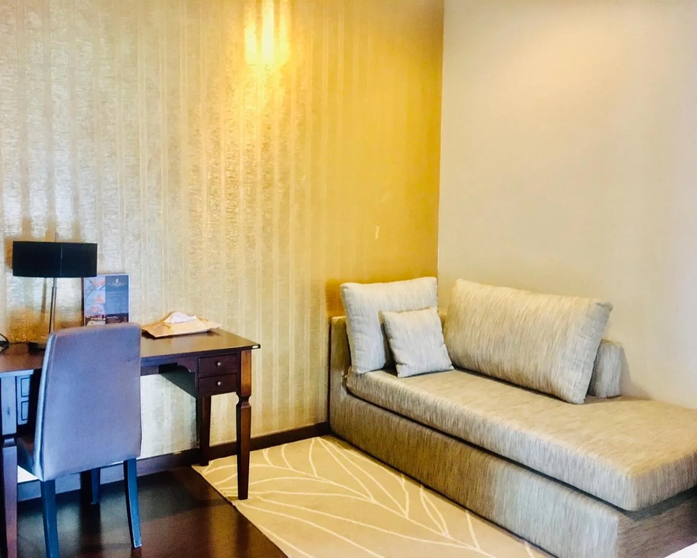 Seating area in The Desiign Hotel - SHA