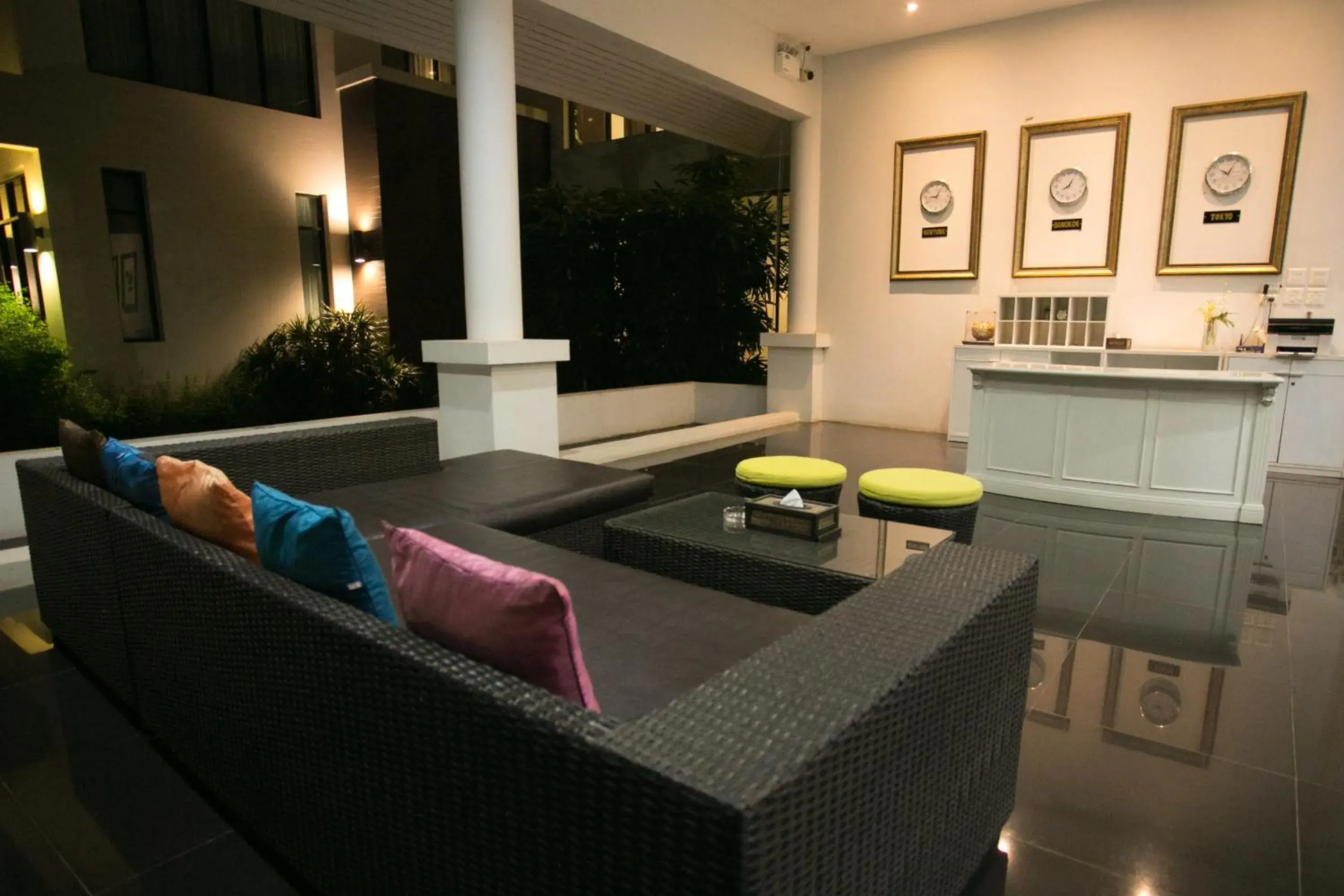 Lobby or reception in The Desiign Hotel - SHA Lobby or reception in The Desiign Hotel - SHA