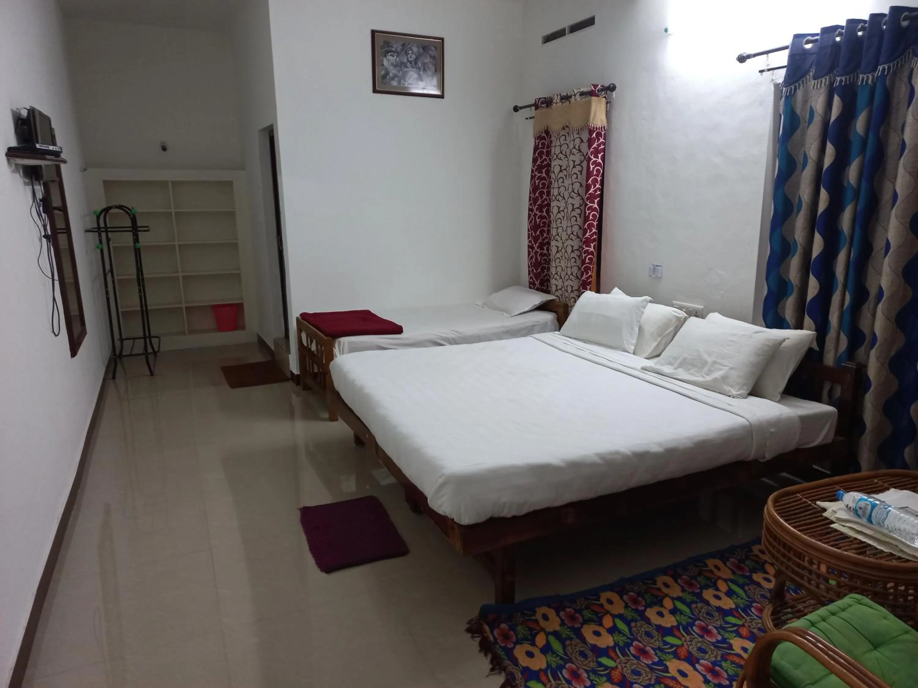 Bed in Quadriya Palace