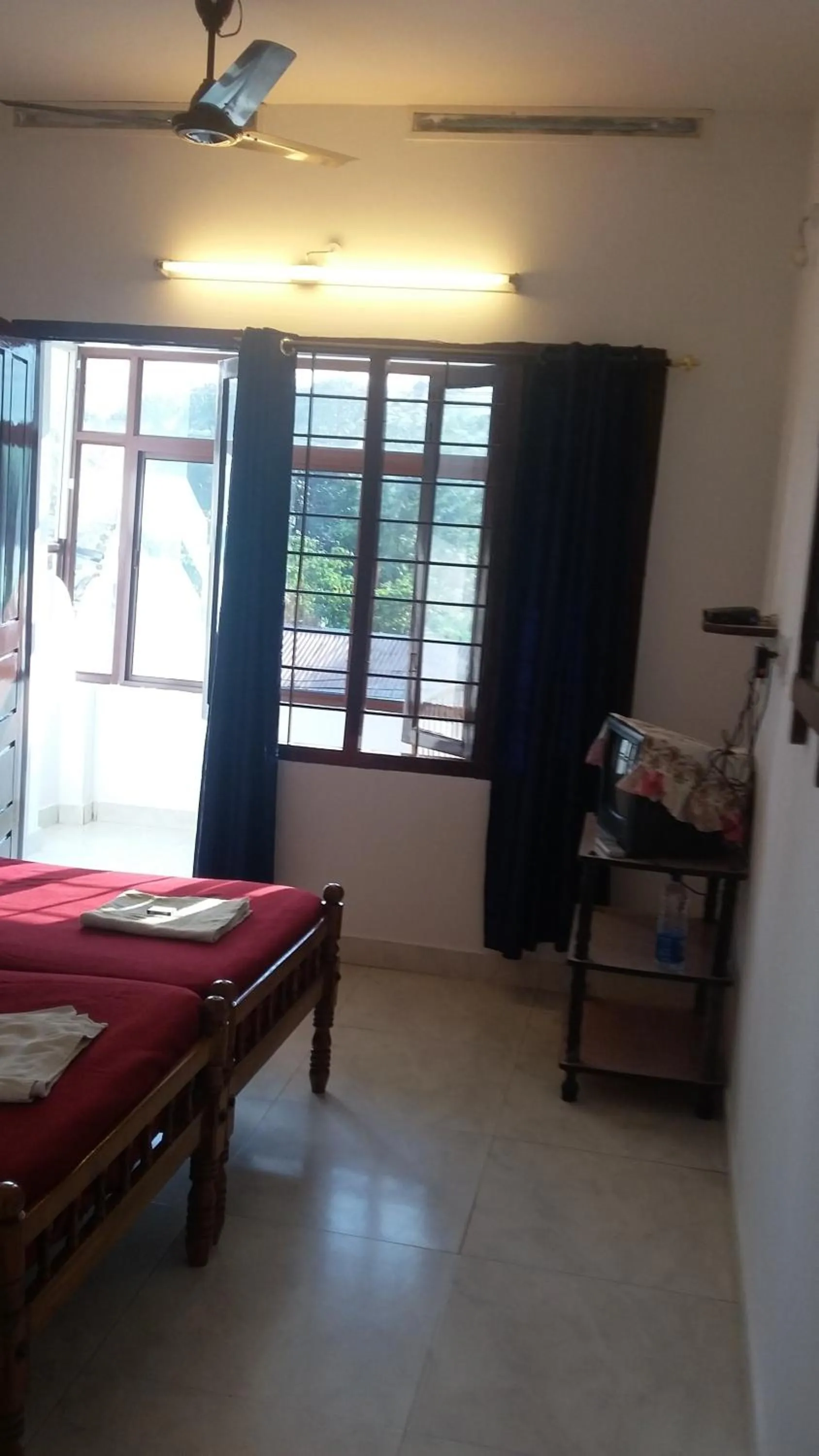 Bed in Quadriya Palace