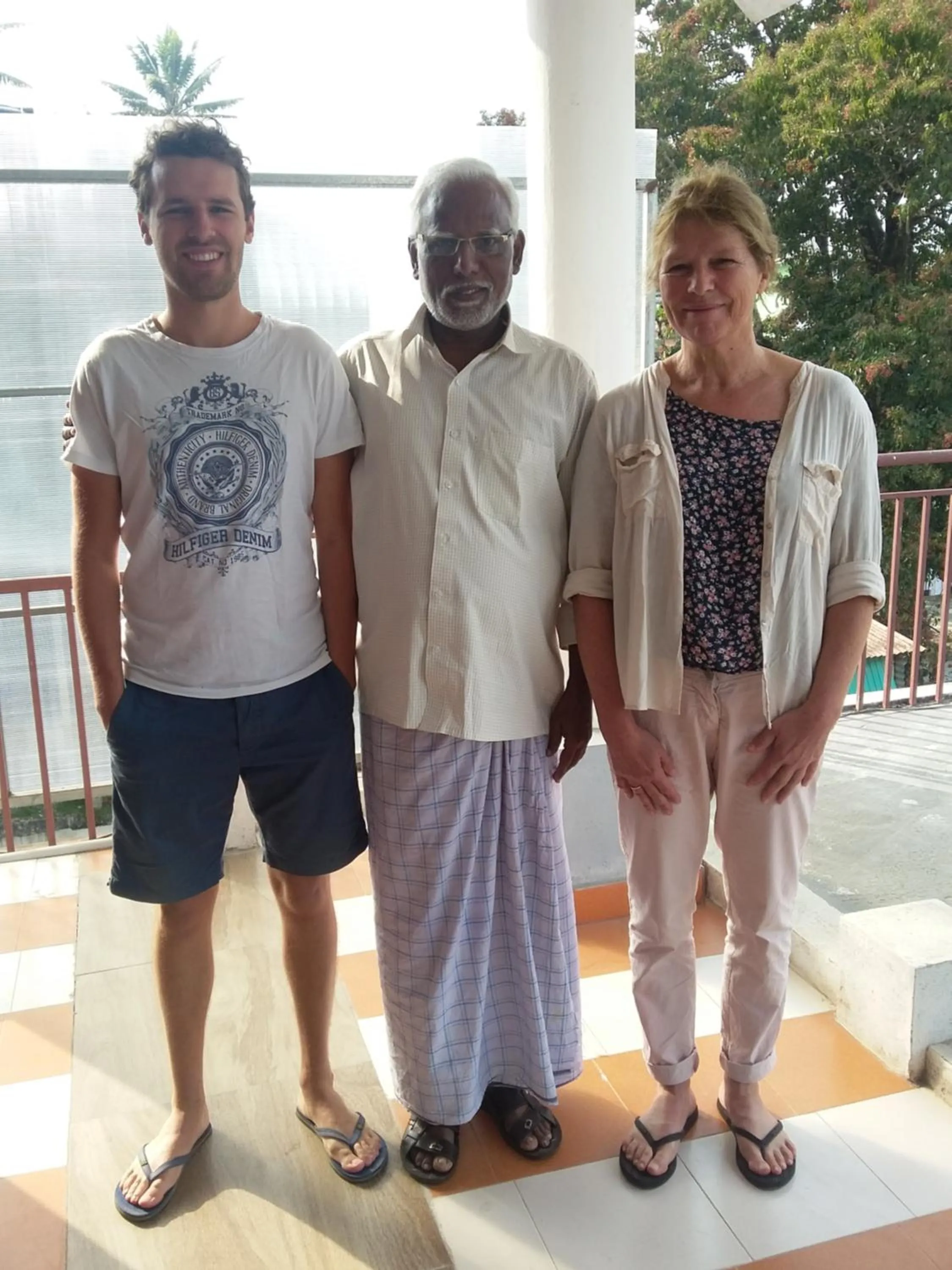 group of guests in Quadriya Palace