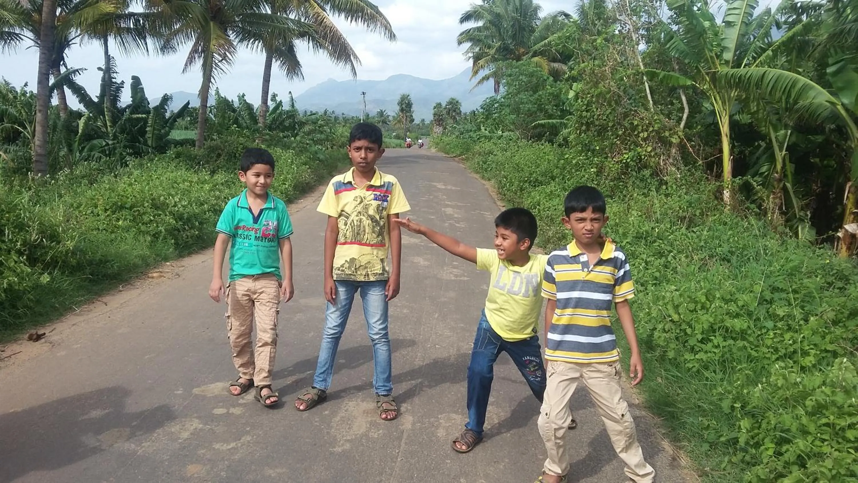 Family in Quadriya Palace