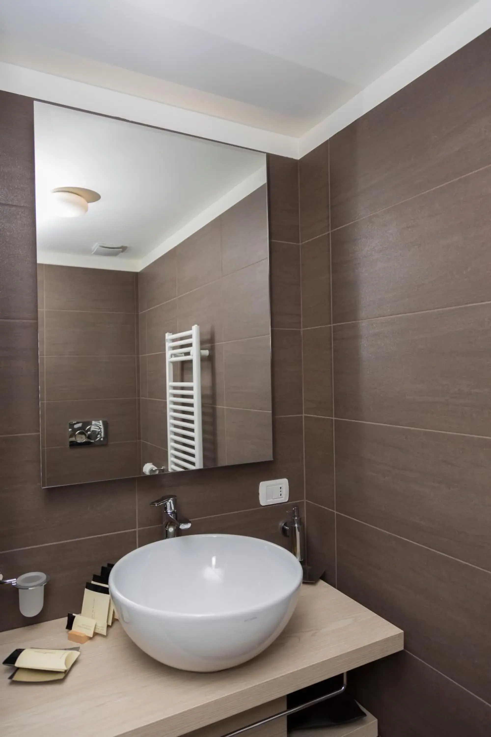 Bathroom in White Angel Hotel Bathroom in White Angel Hotel