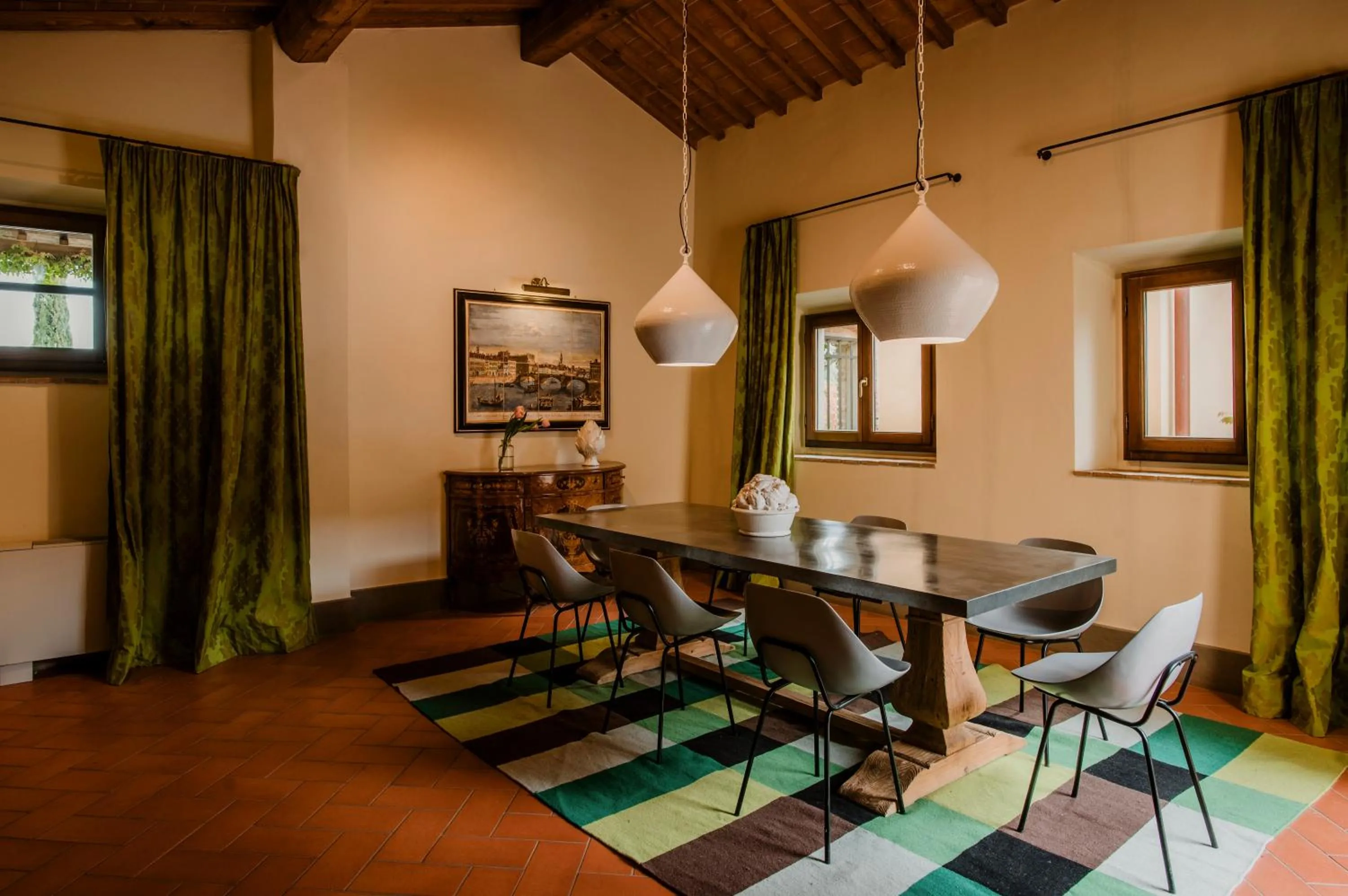 Dining area in Villa Medicea di Lilliano