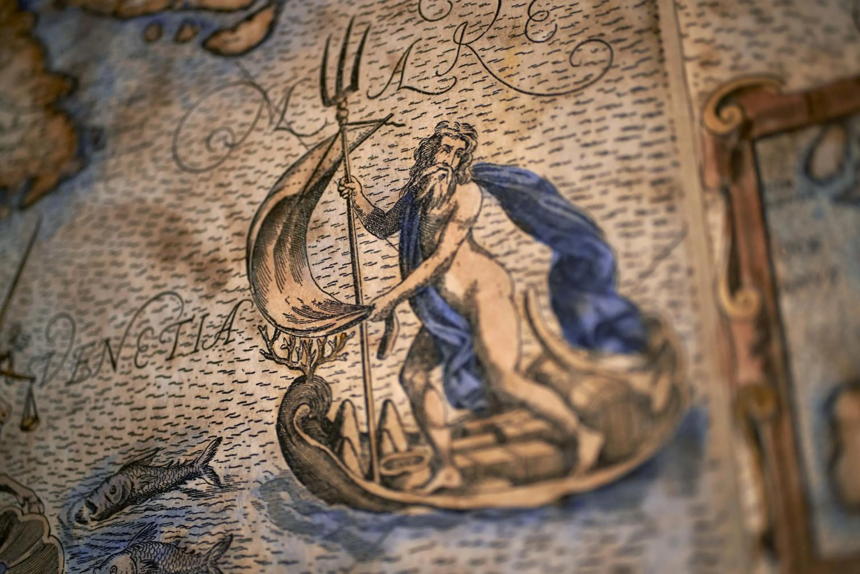 Decorative detail in Villa Medicea di Lilliano