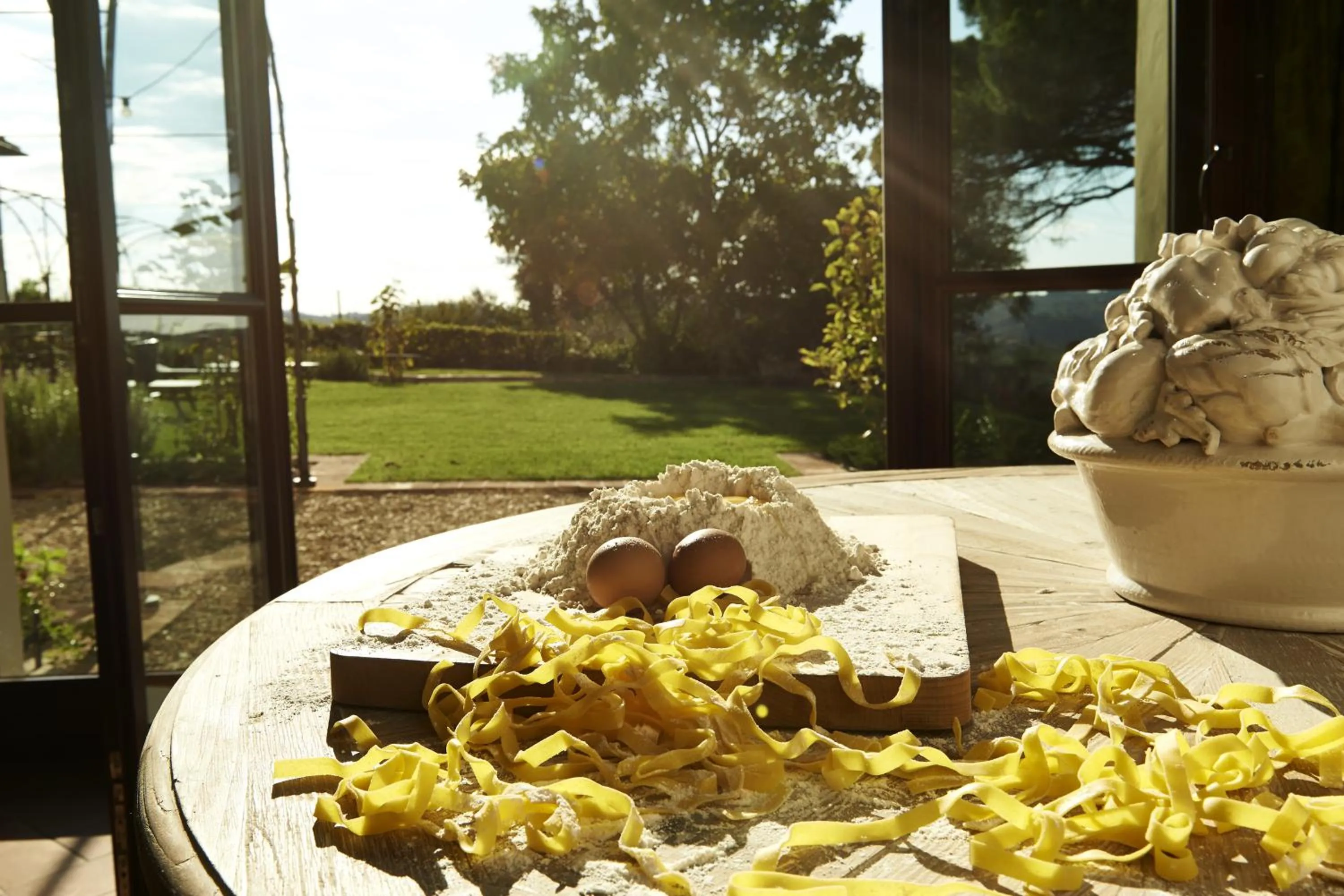 Garden view in Villa Medicea di Lilliano