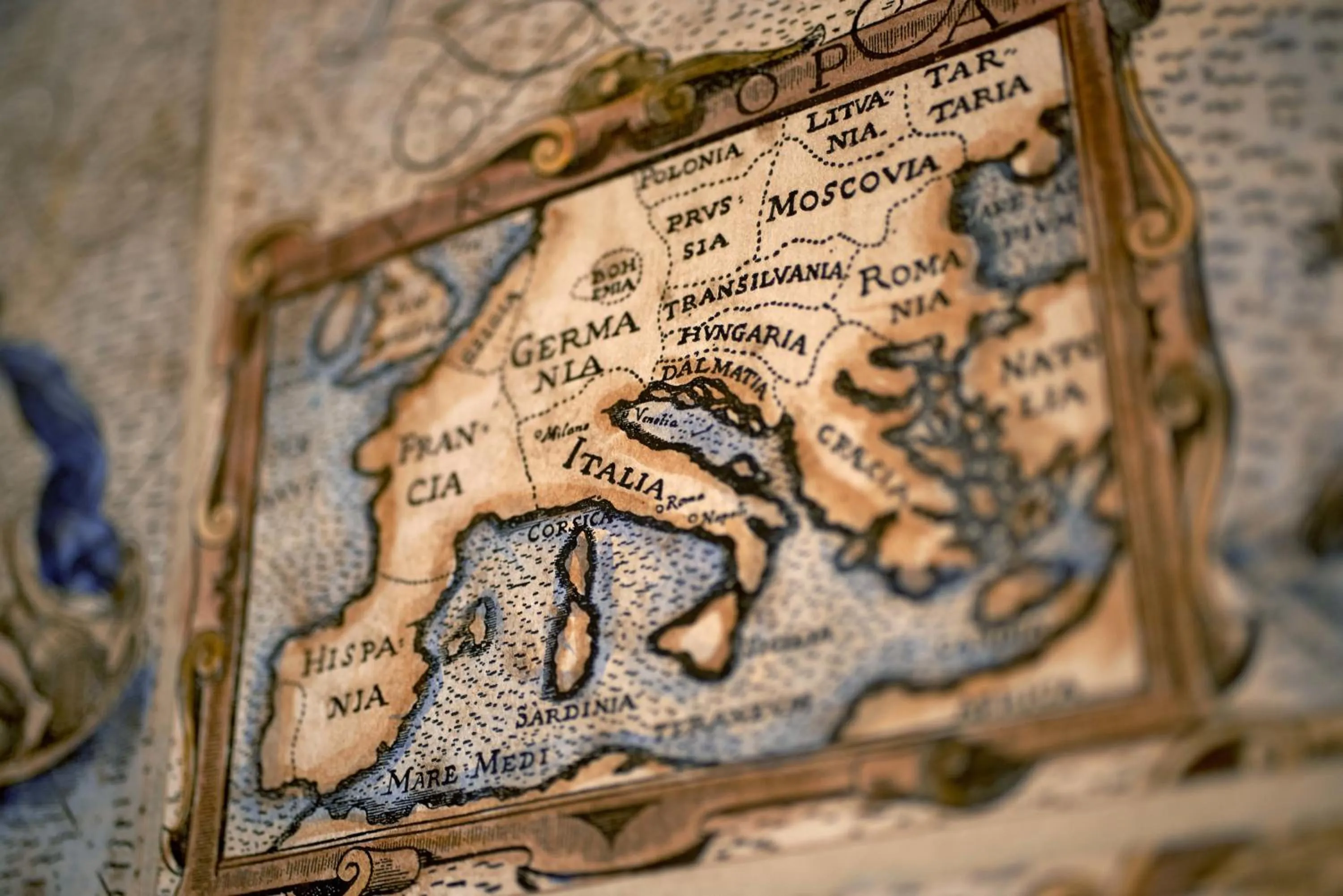 Decorative detail in Villa Medicea di Lilliano