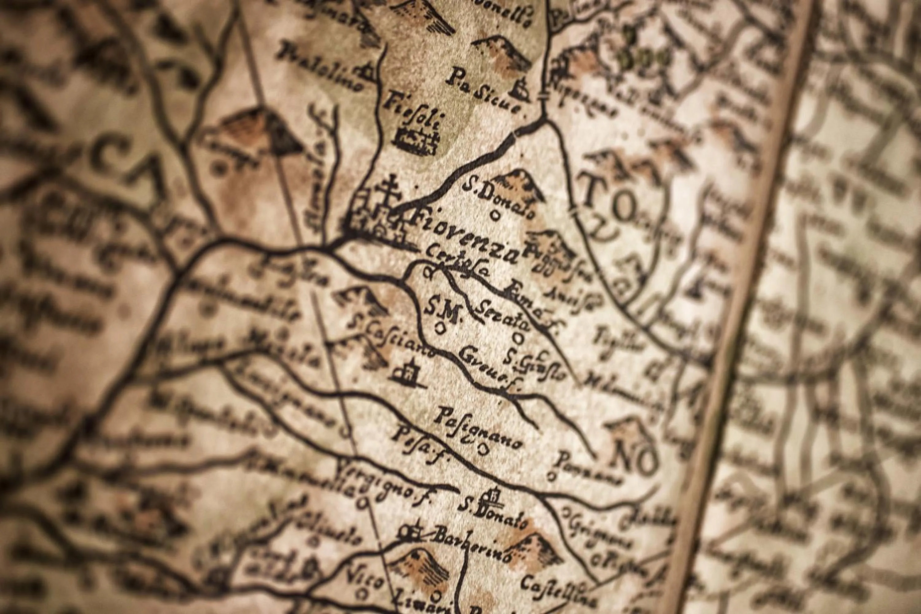 Decorative detail in Villa Medicea di Lilliano