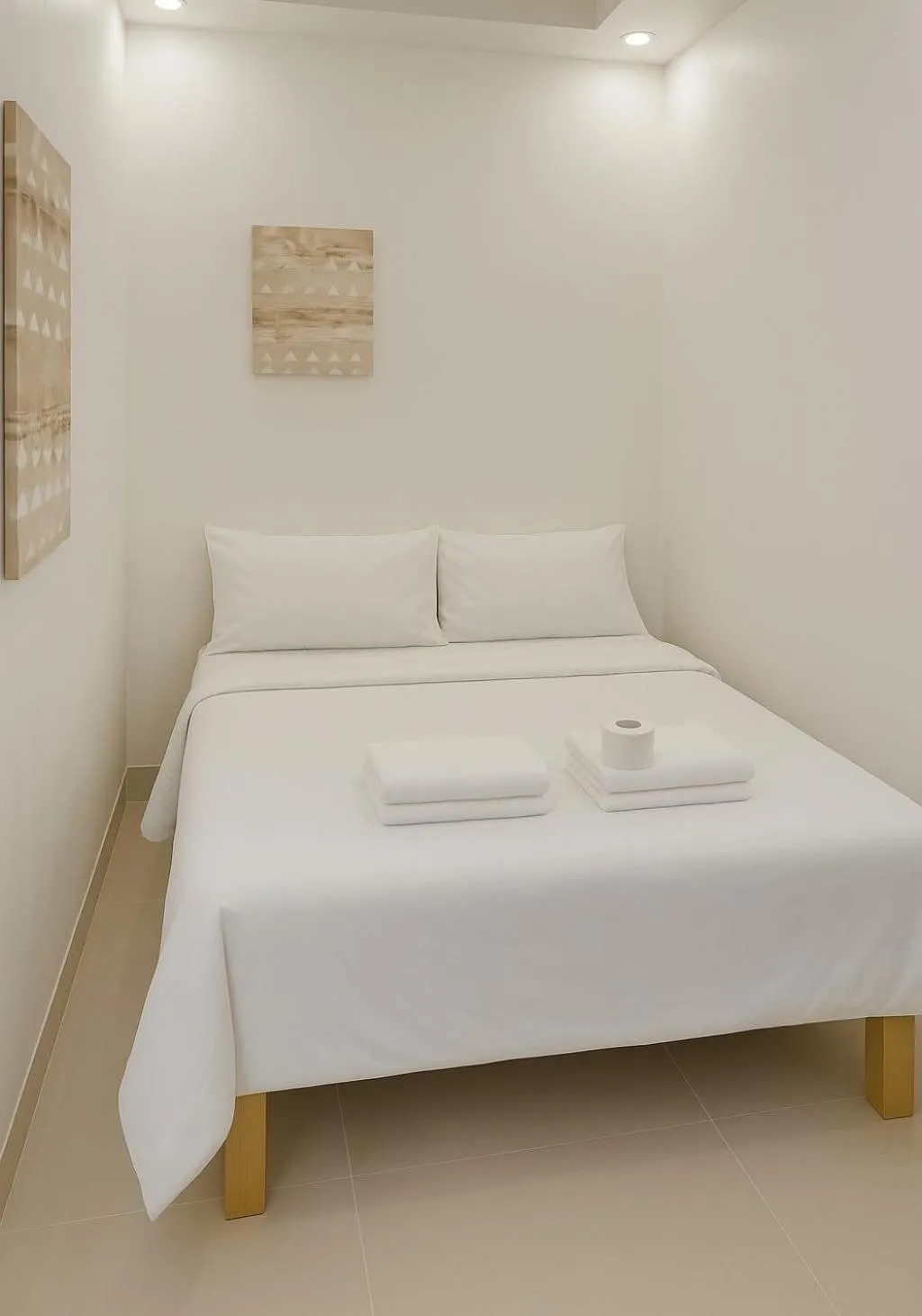 Bed in Iwa Hotel