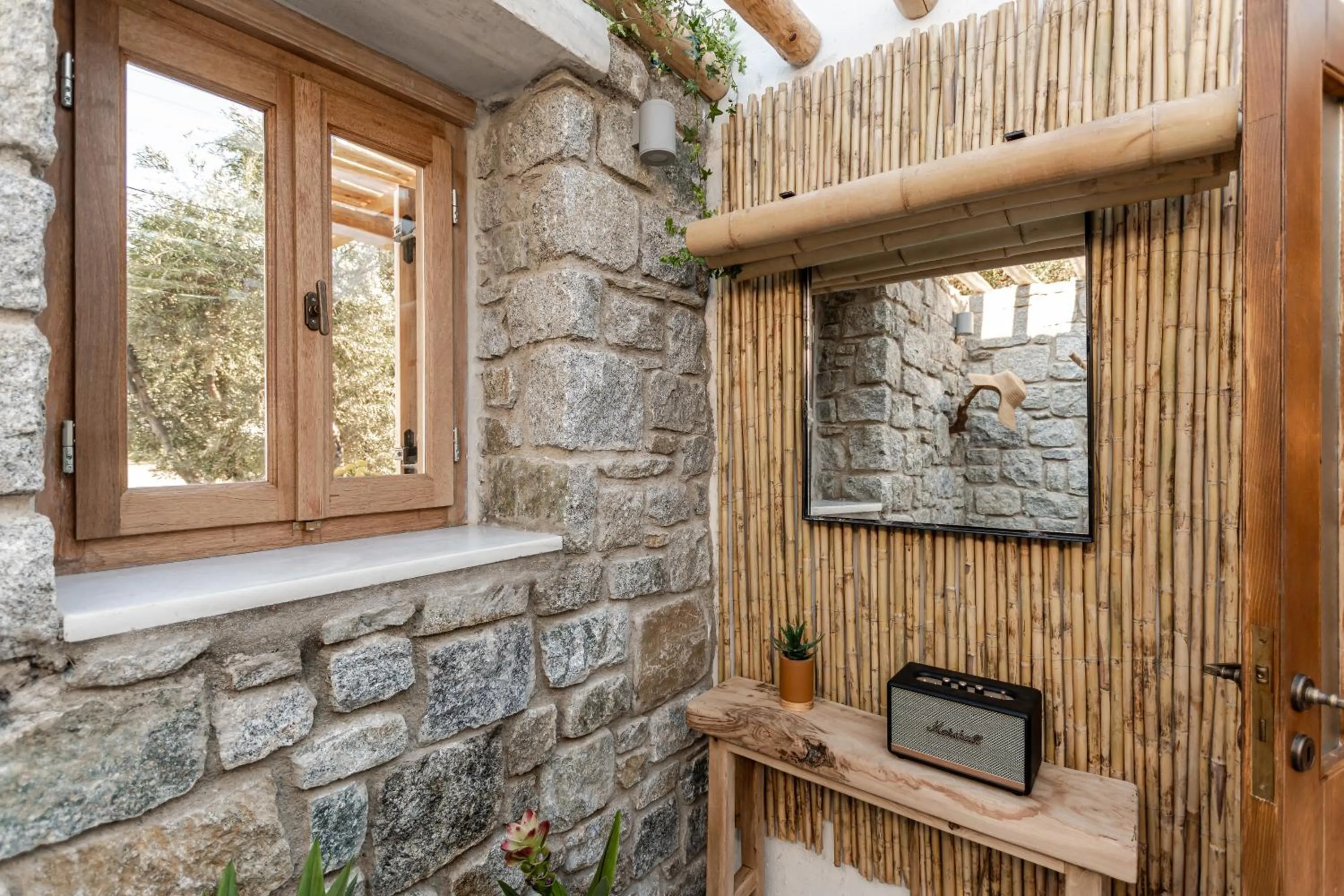 Shower in Naxian Serenity Suites