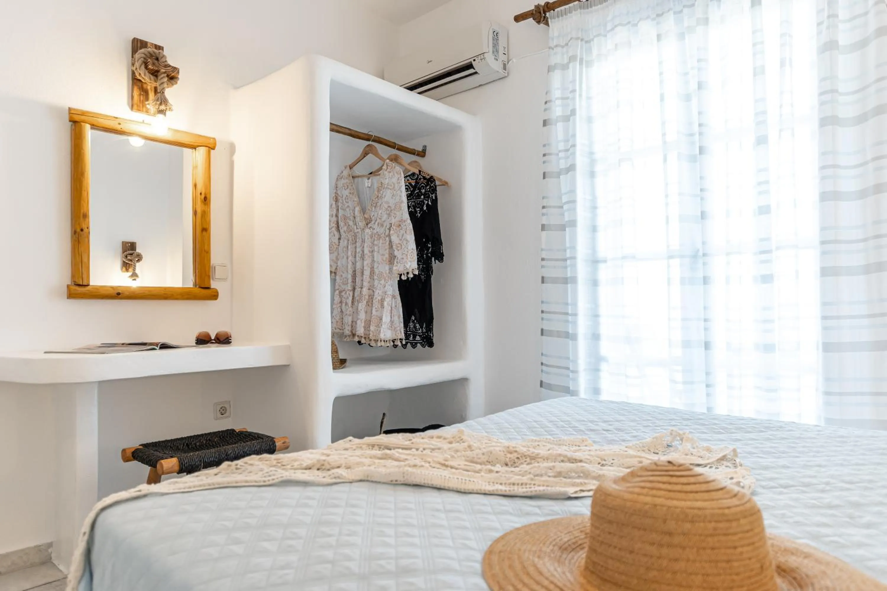 Shower, Bed in Naxian Serenity Suites