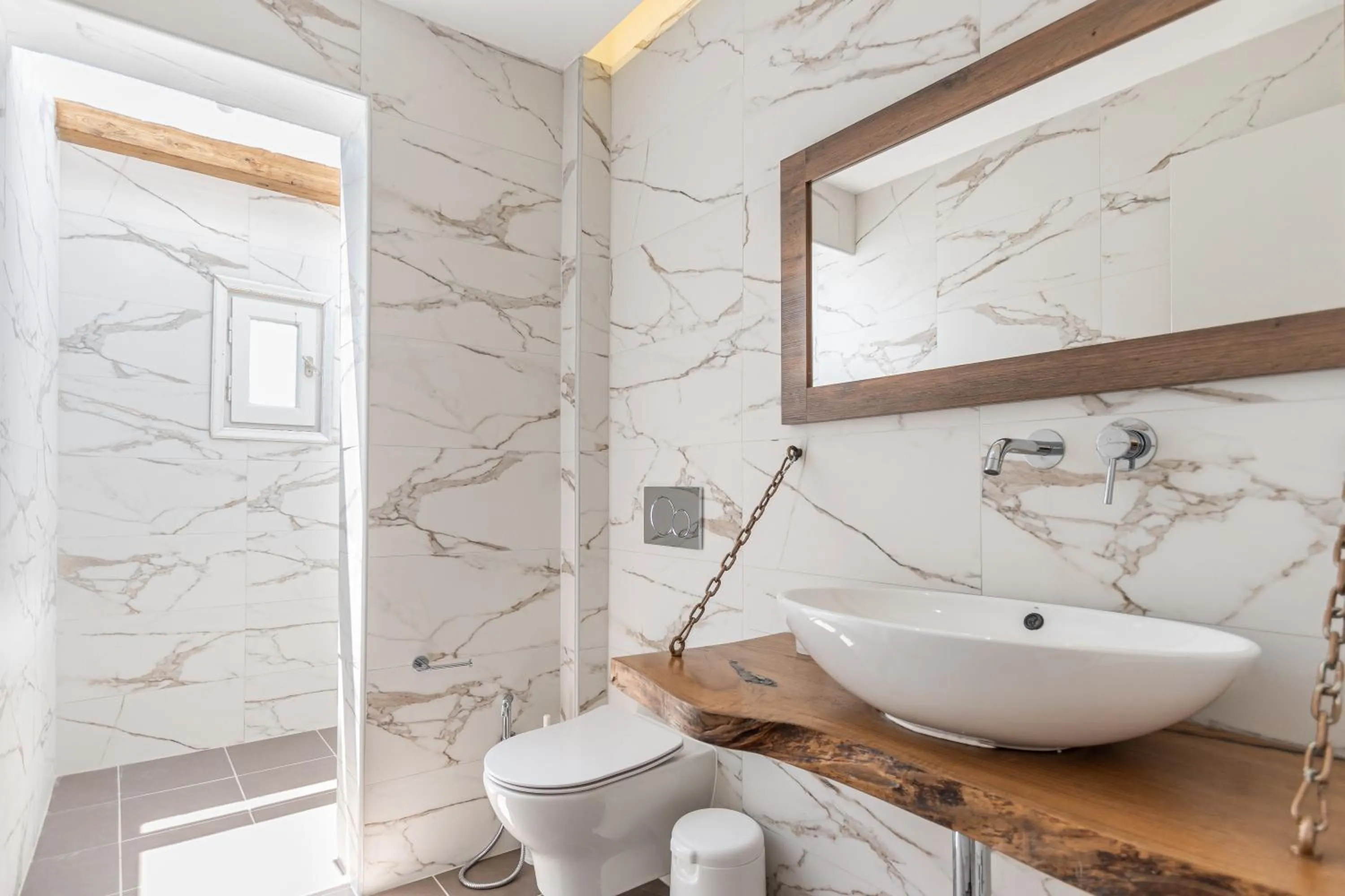 Shower in Naxian Serenity Suites