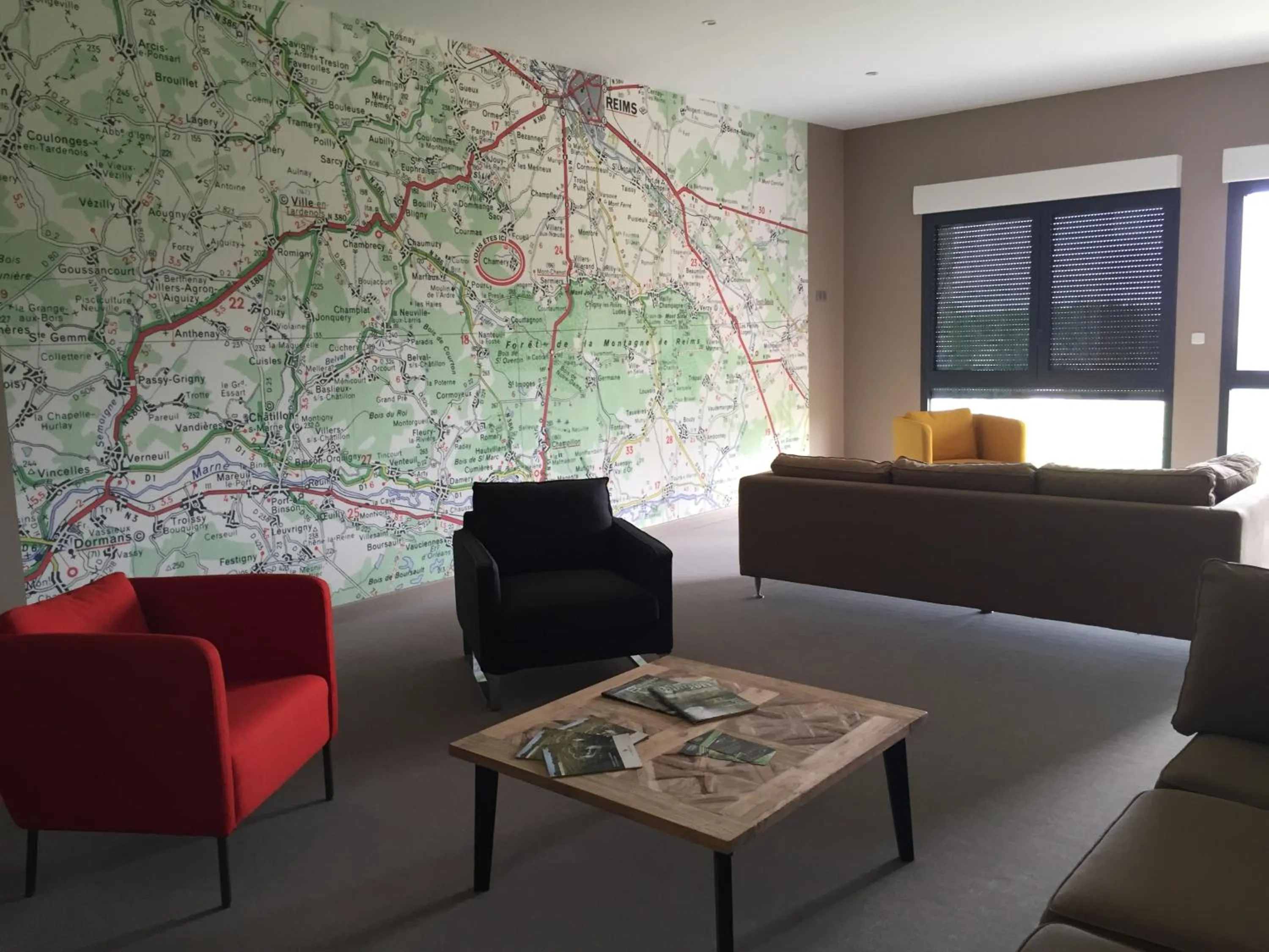 Lobby or reception in Dans les Vignes