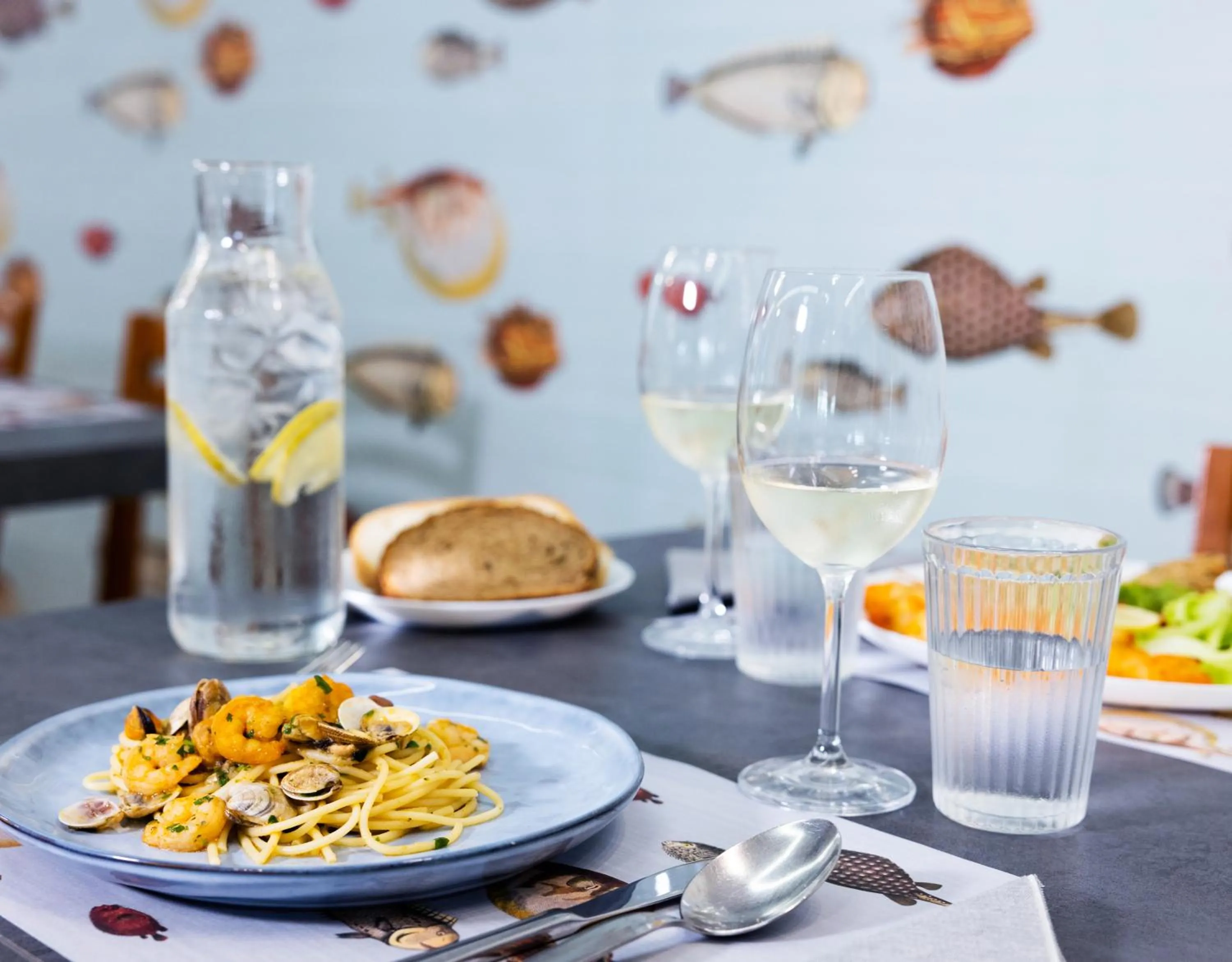 Food and drinks in Hotel Buona fortuna