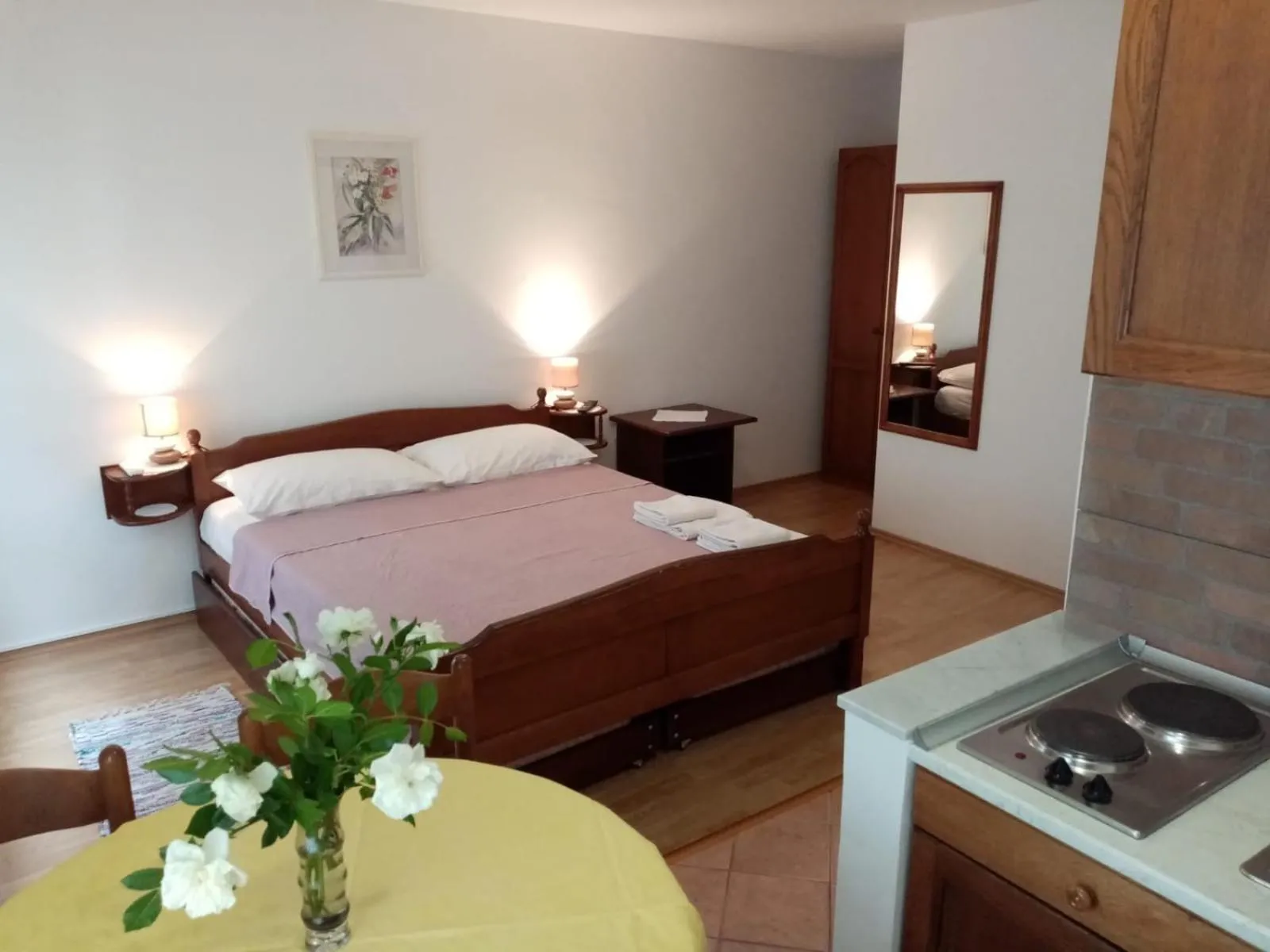 Bed in Apartments Ivanis