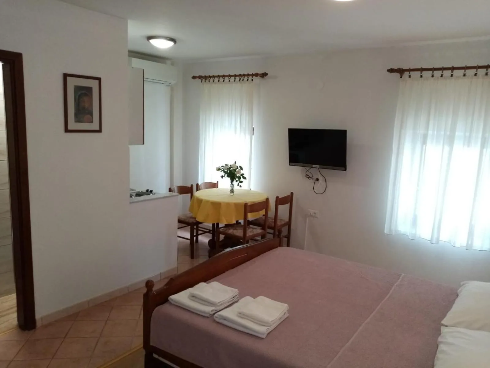 Bed in Apartments Ivanis